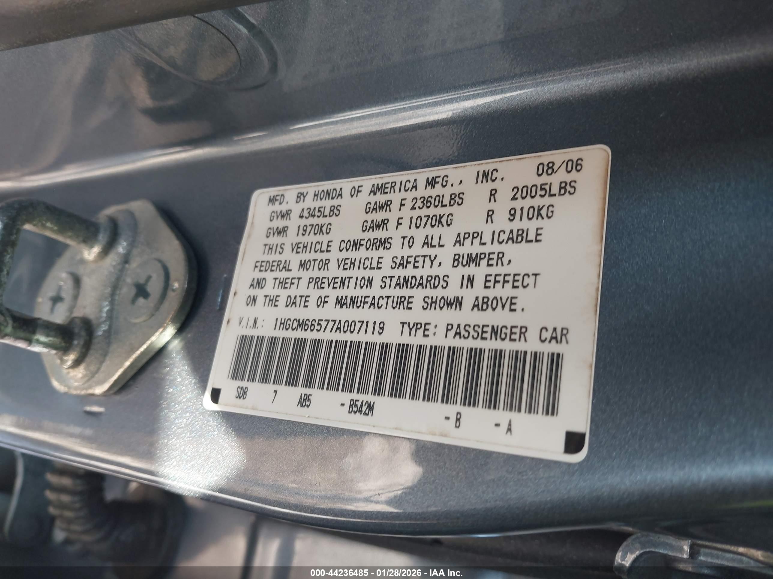 HONDA ACCORD image 9