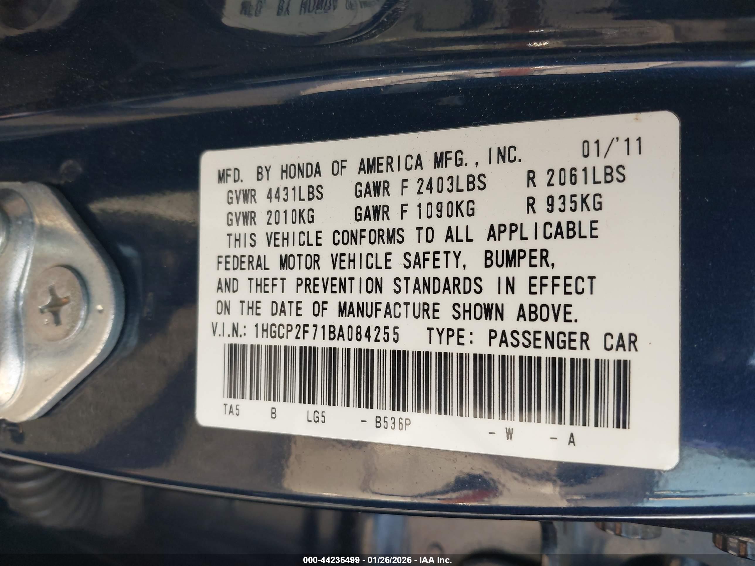 HONDA ACCORD image 9