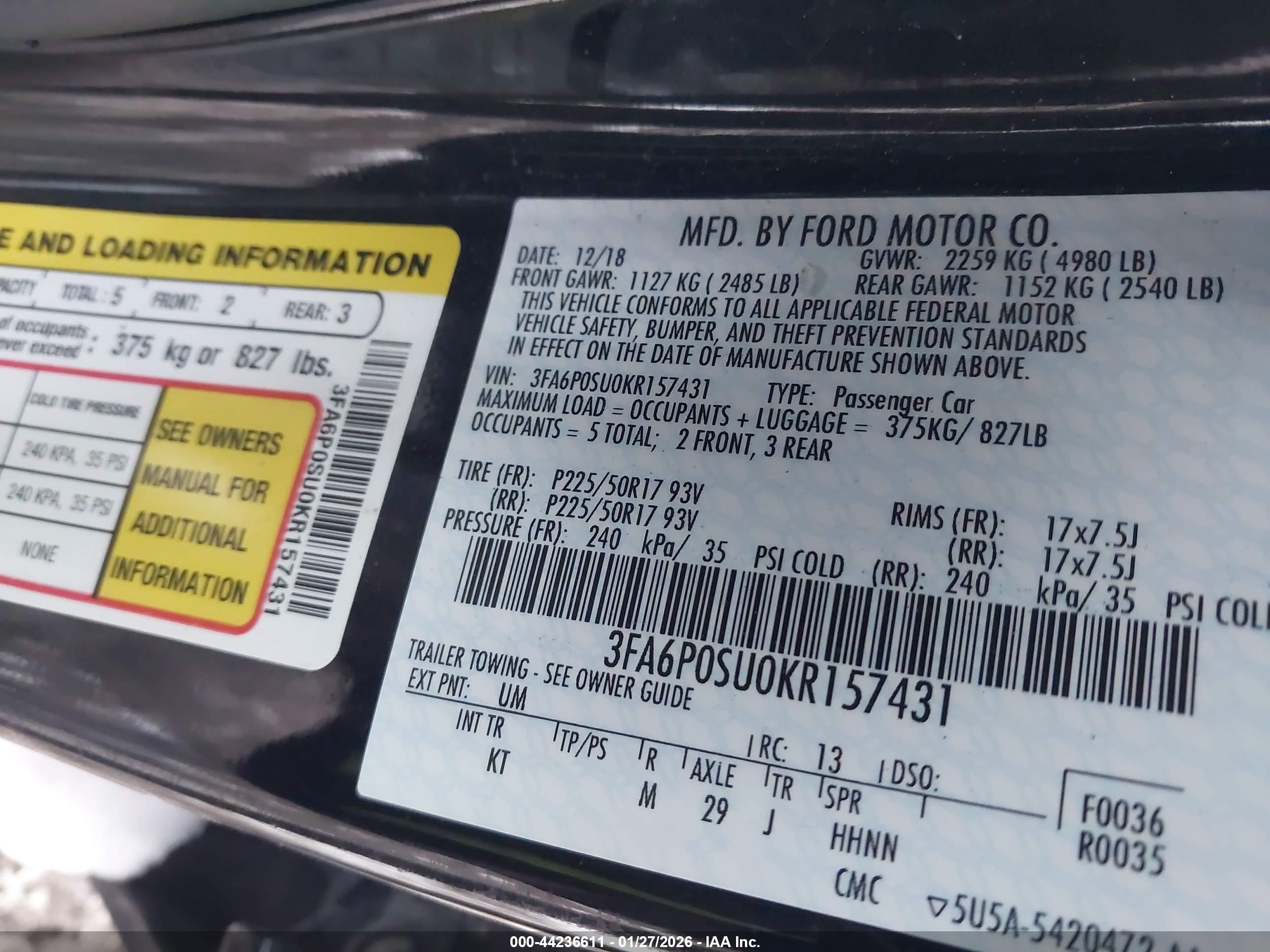 FORD FUSION image 9