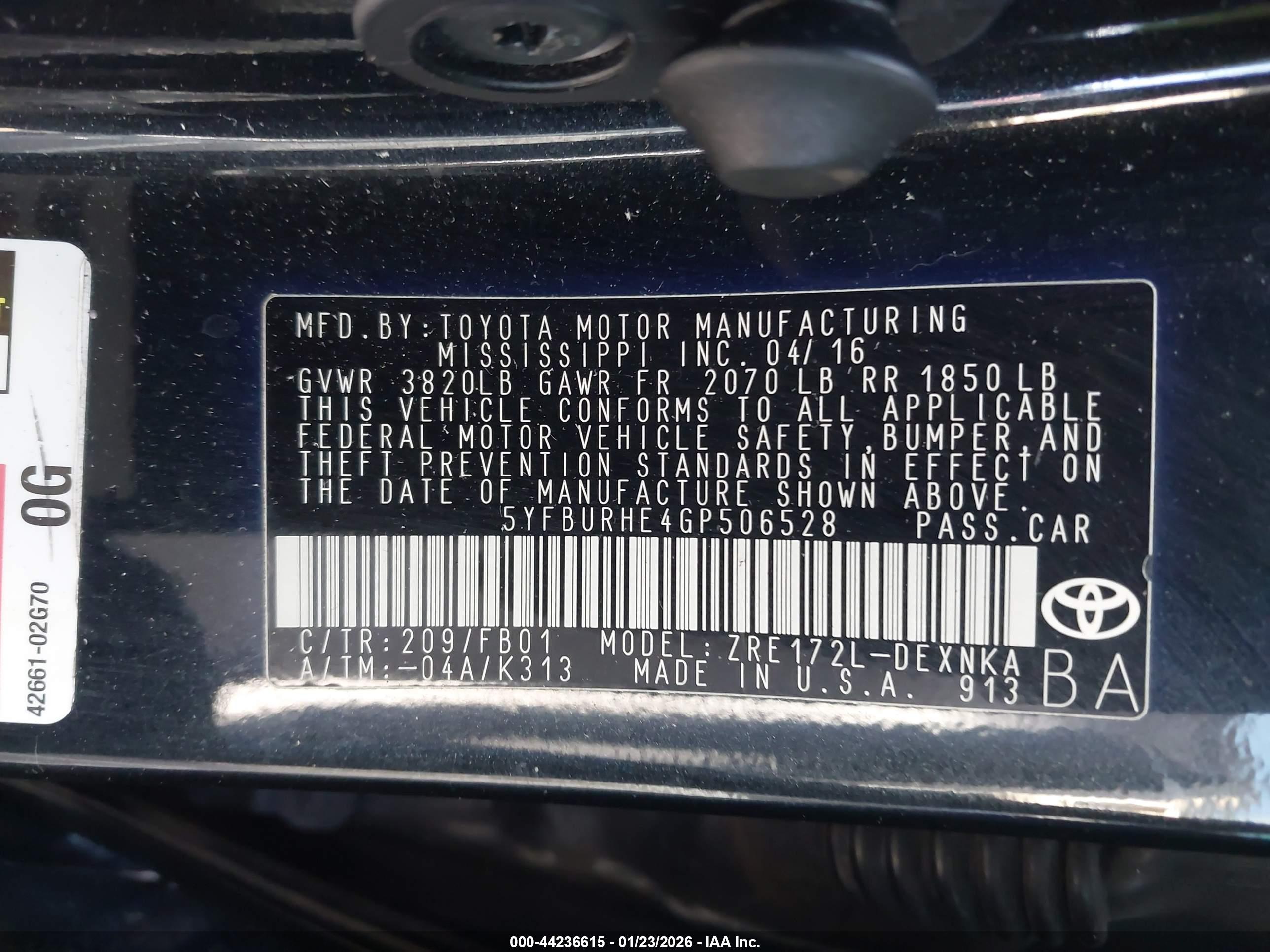TOYOTA COROLLA image 9
