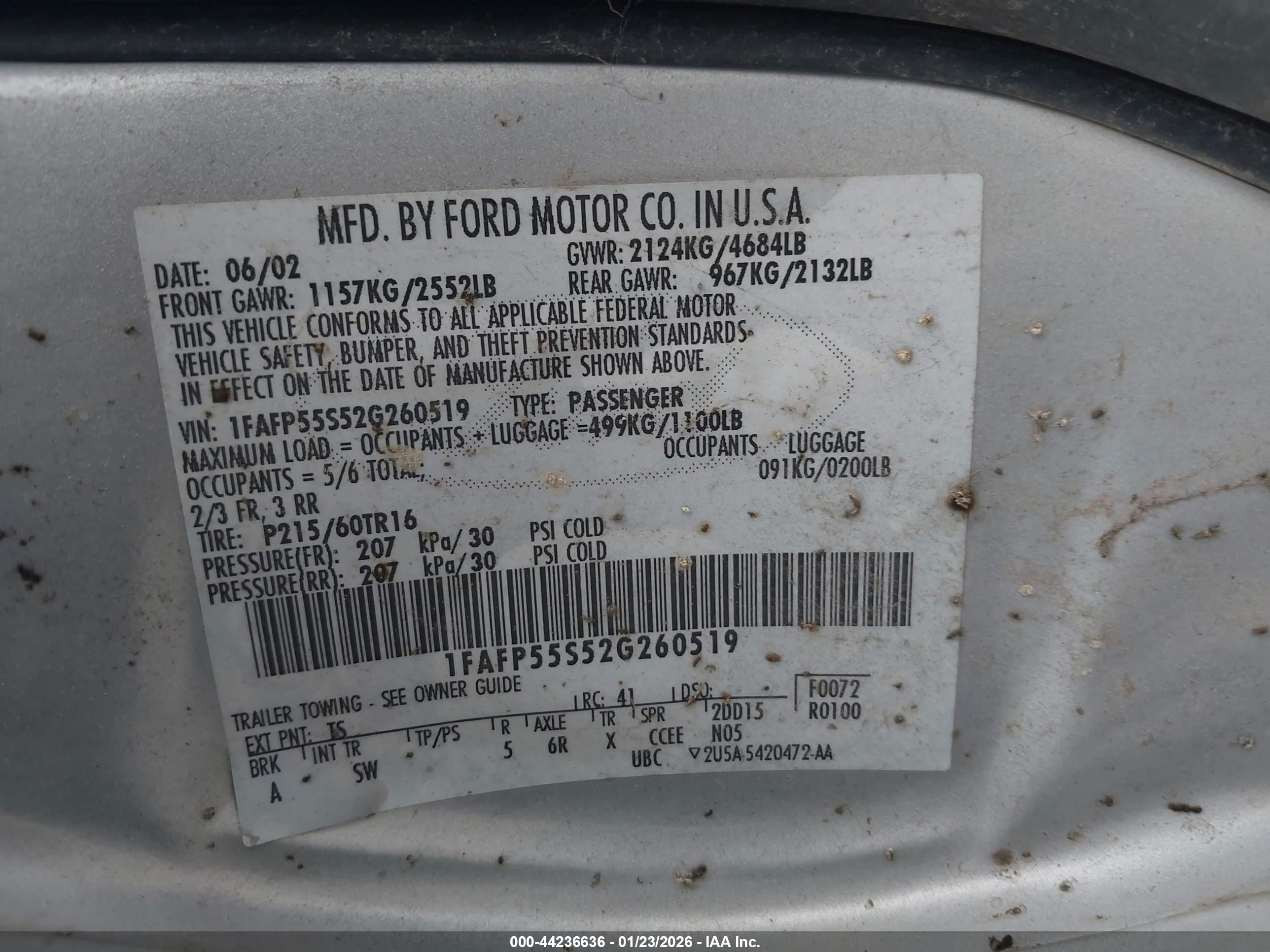 FORD TAURUS image 9