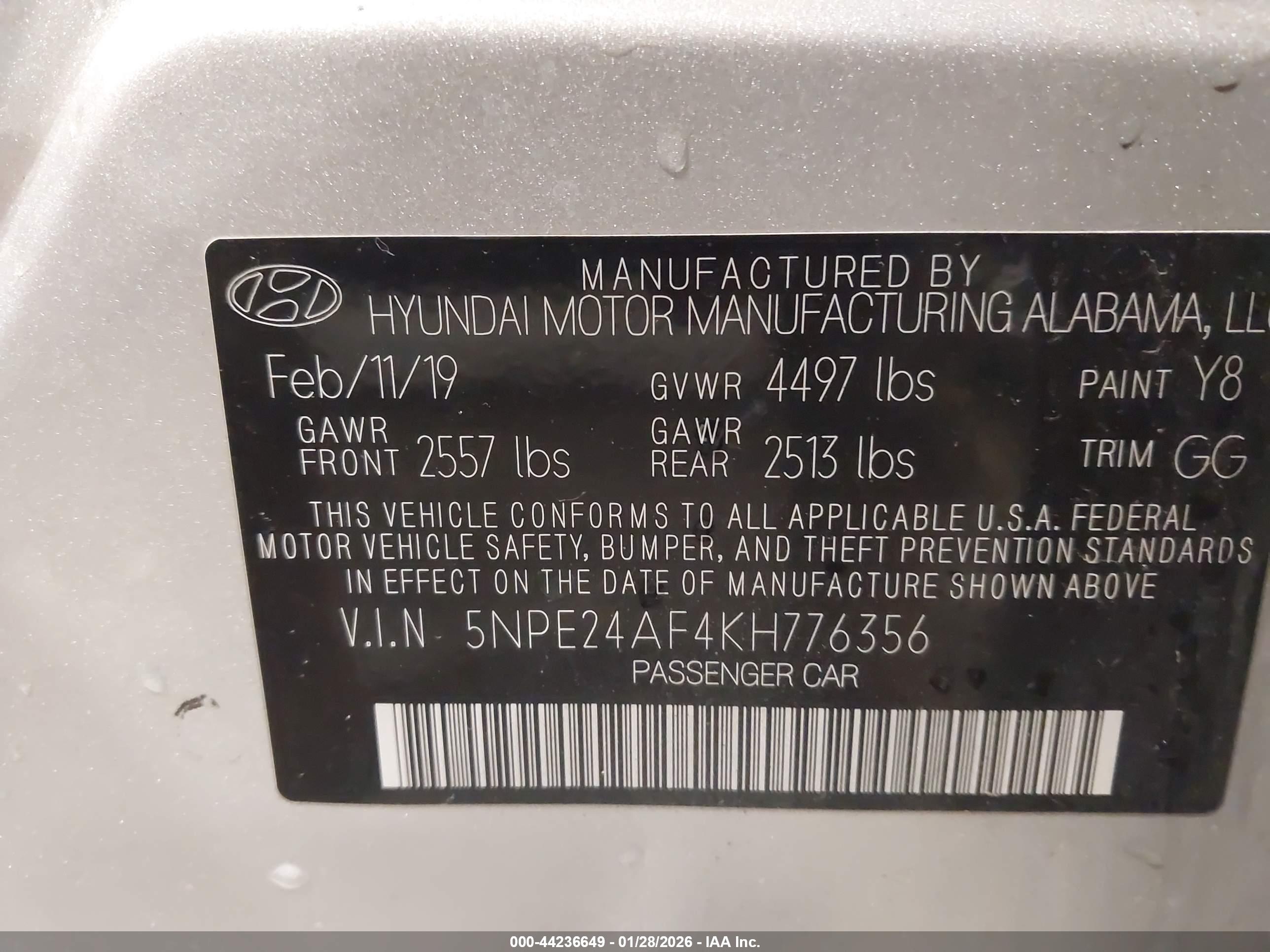 HYUNDAI SONATA image 9