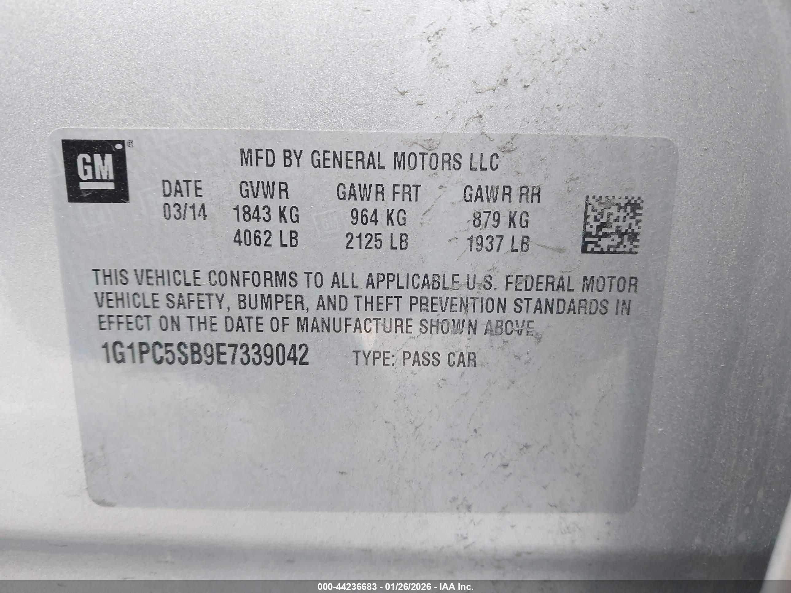 CHEVROLET CRUZE image 9