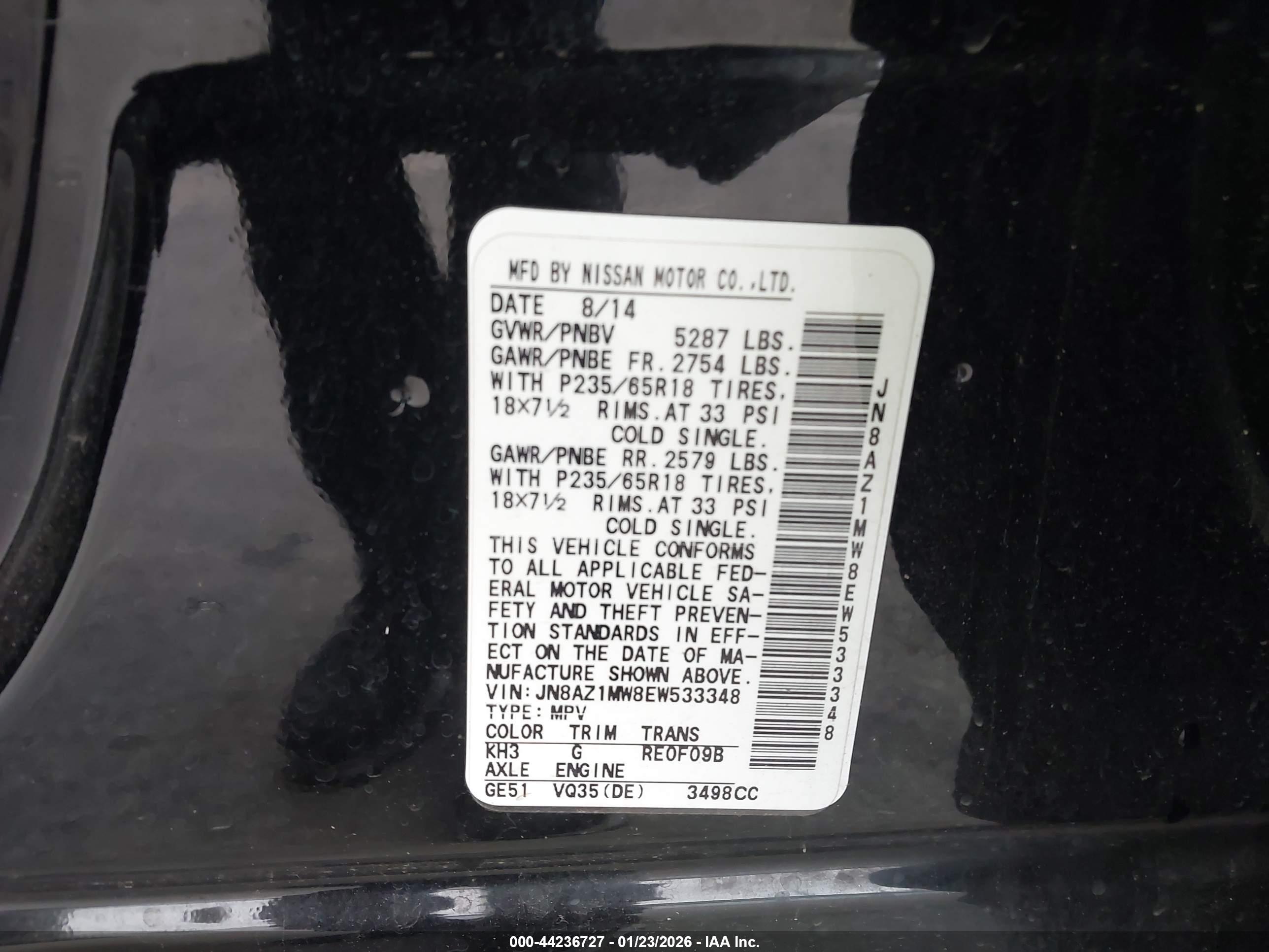 NISSAN MURANO image 9