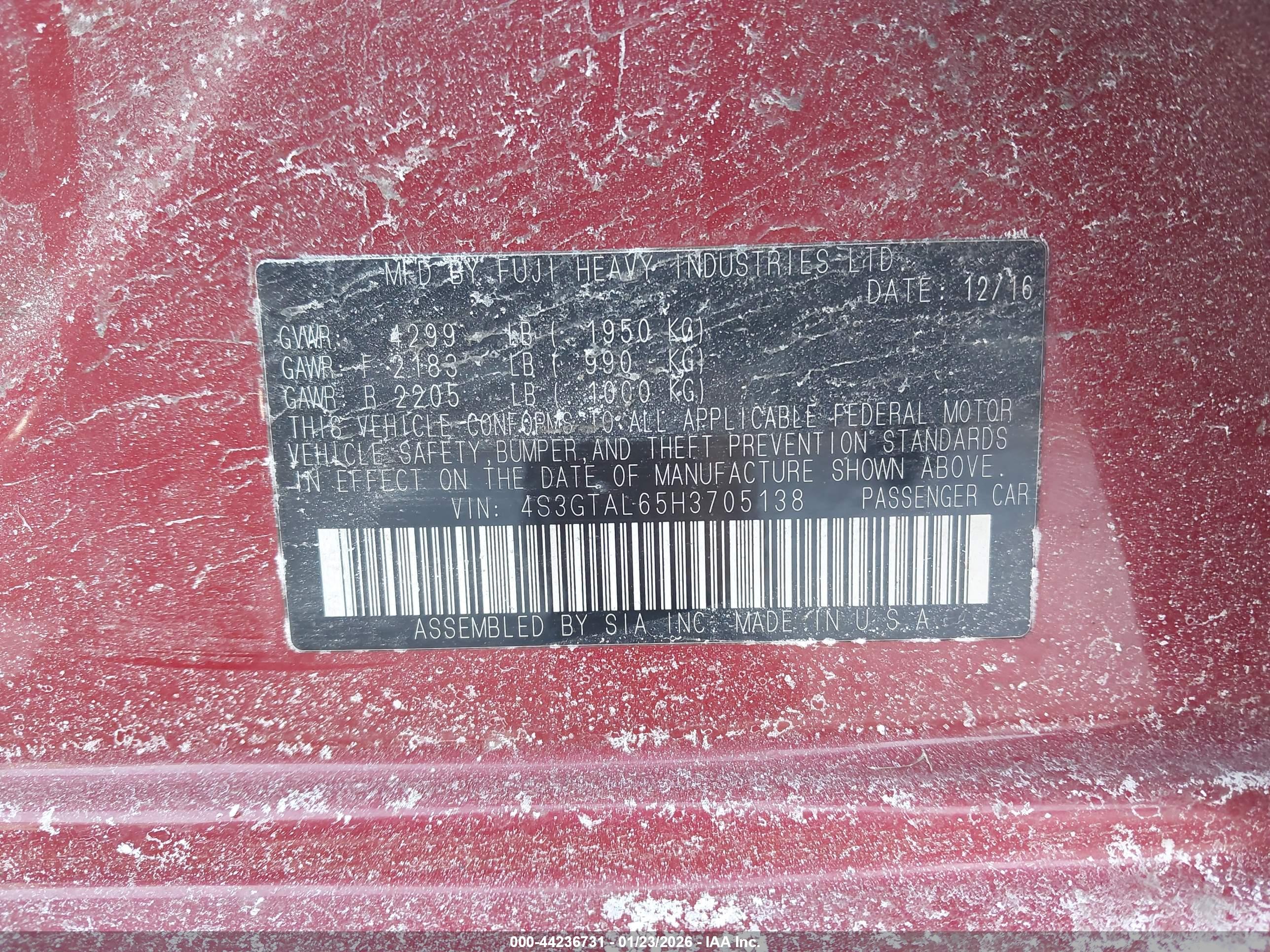 SUBARU IMPREZA image 9