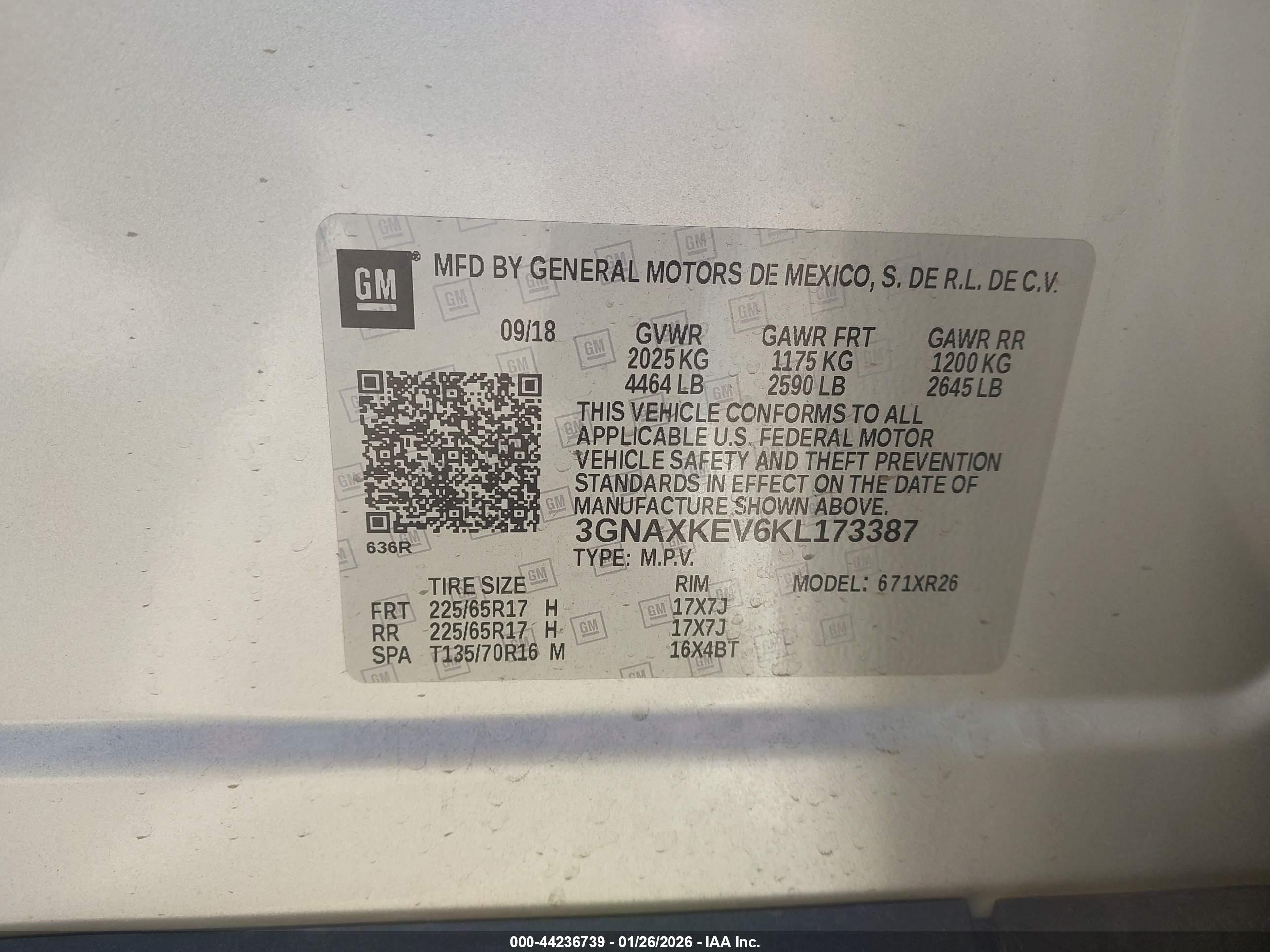 CHEVROLET EQUINOX image 9