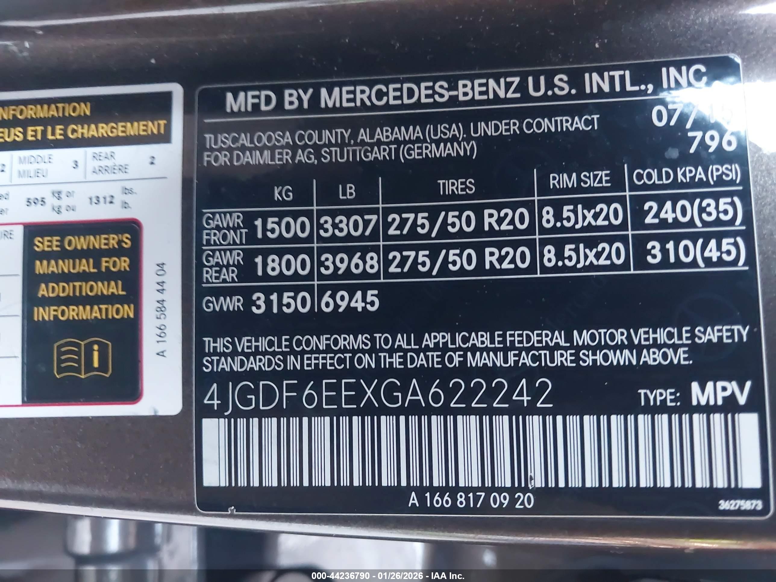 MERCEDES-BENZ GL image 9