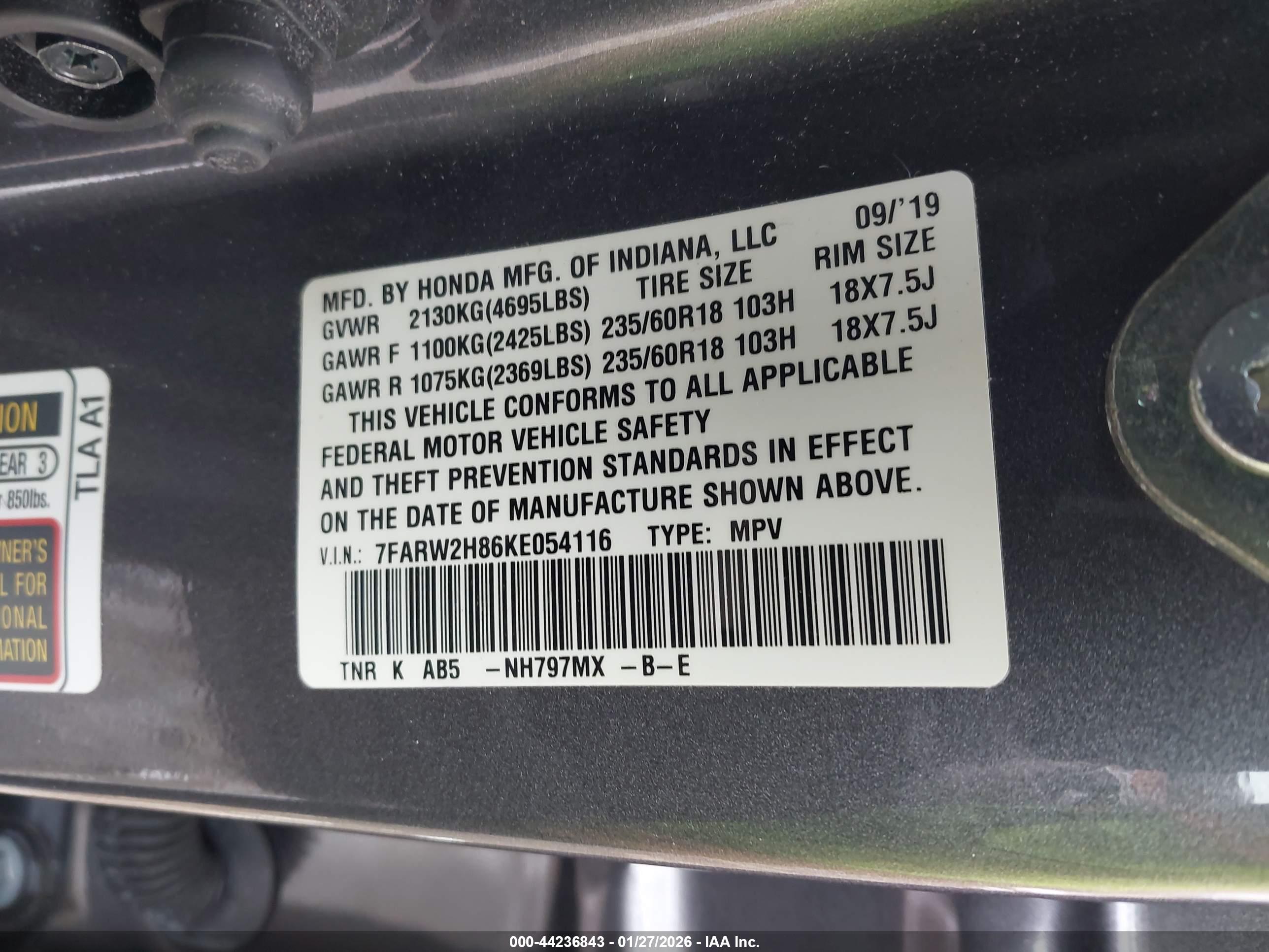 HONDA CR-V image 9