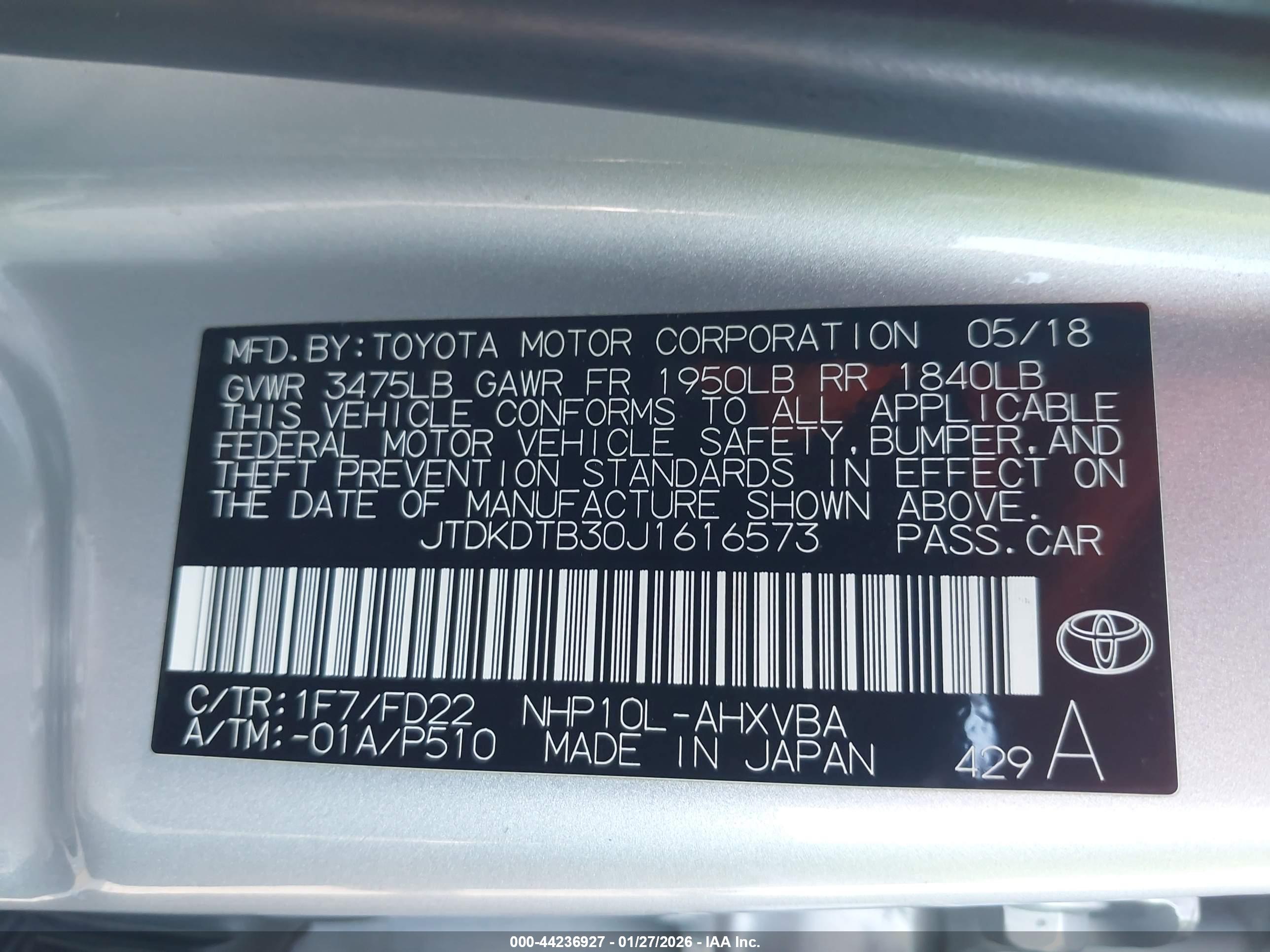 TOYOTA PRIUS image 9
