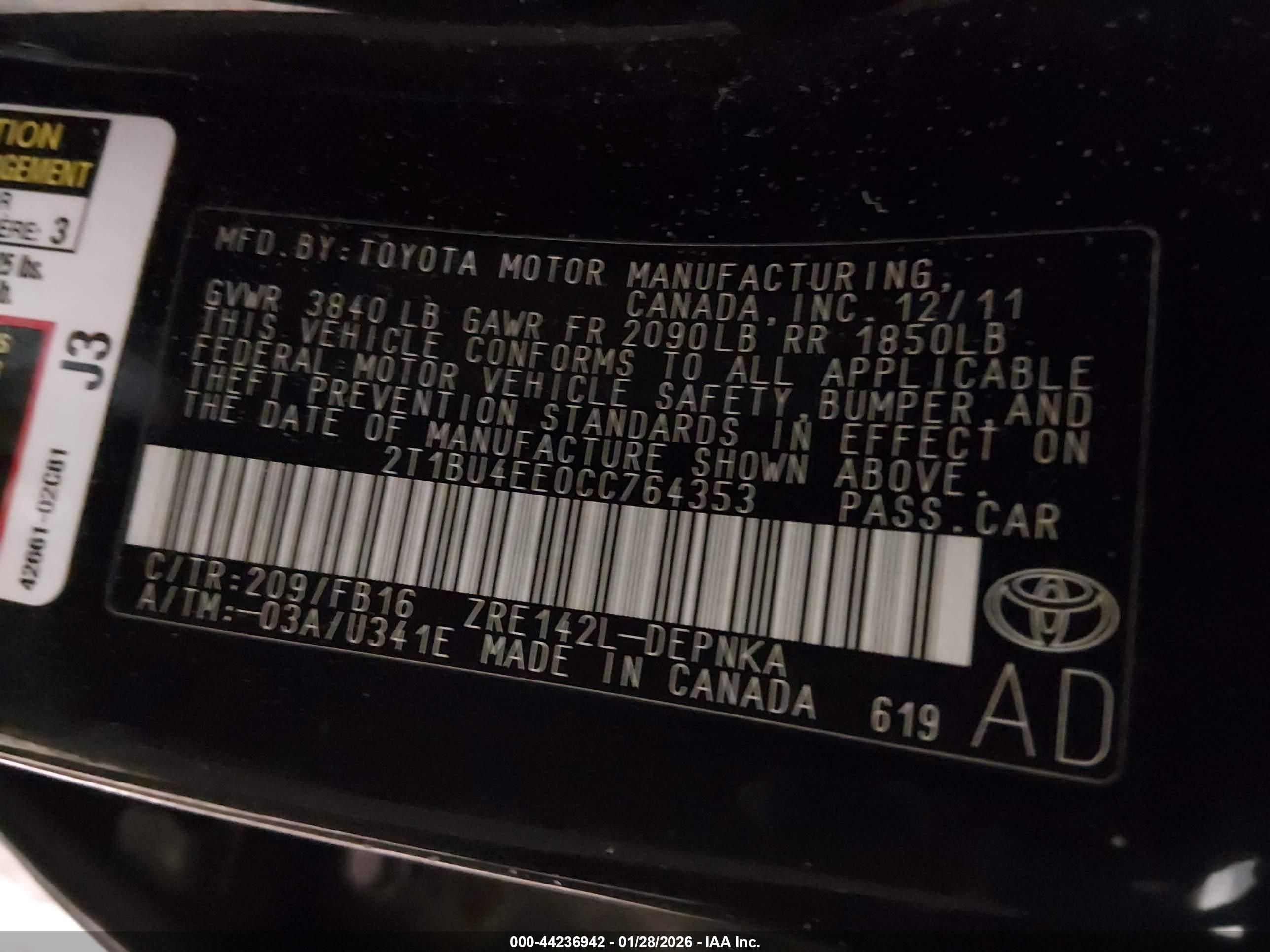 TOYOTA COROLLA image 9