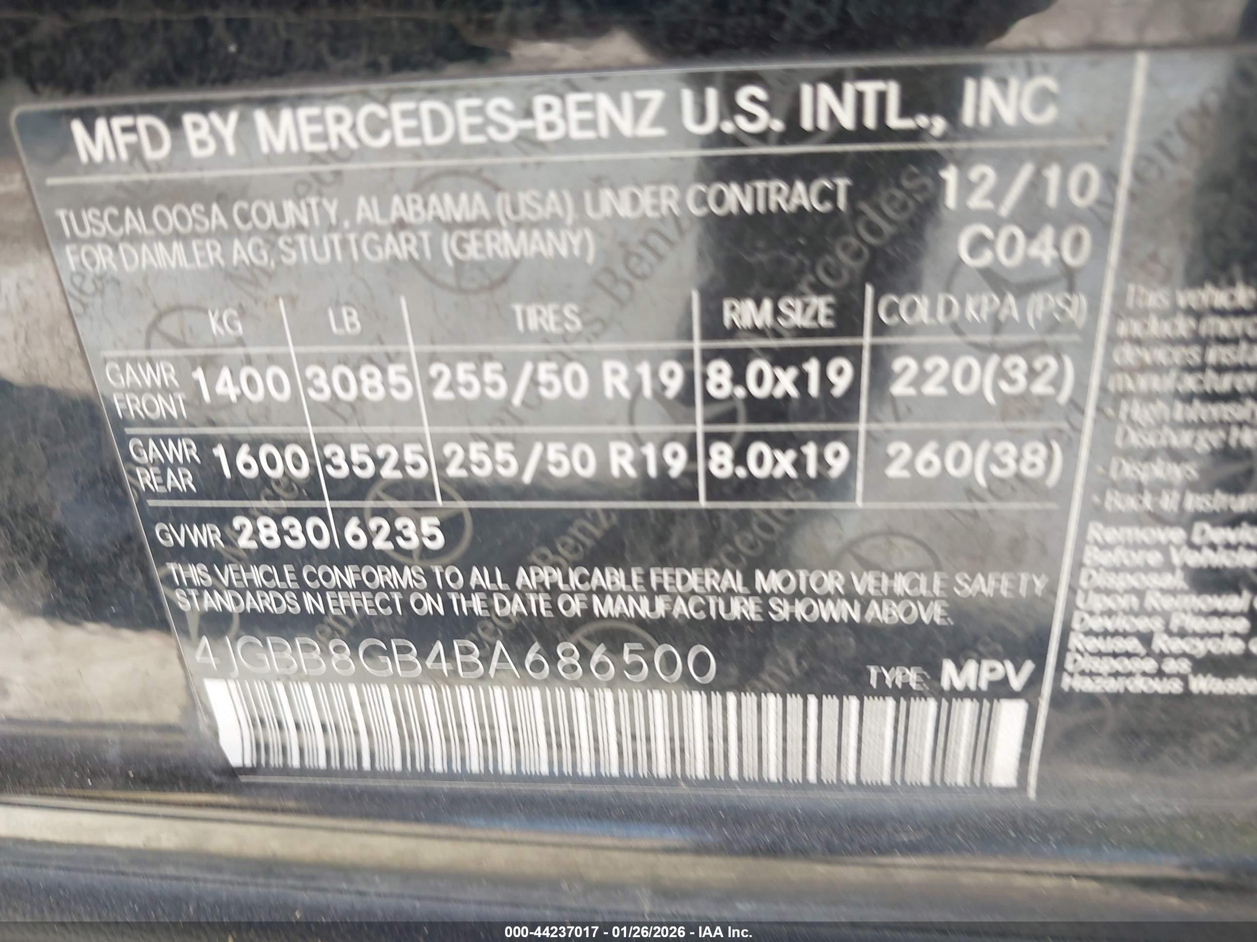 MERCEDES-BENZ ML image 9