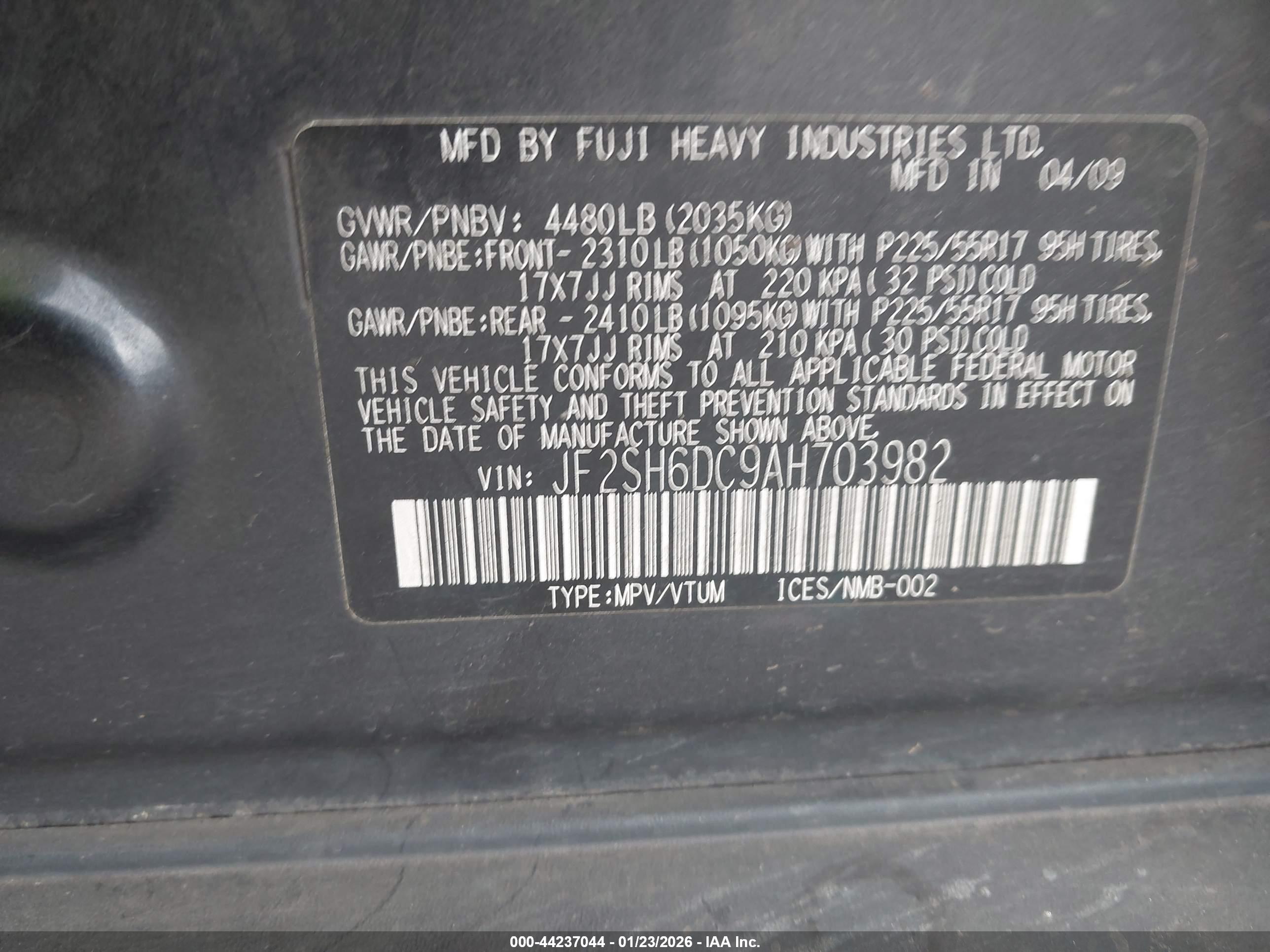 SUBARU FORESTER image 9