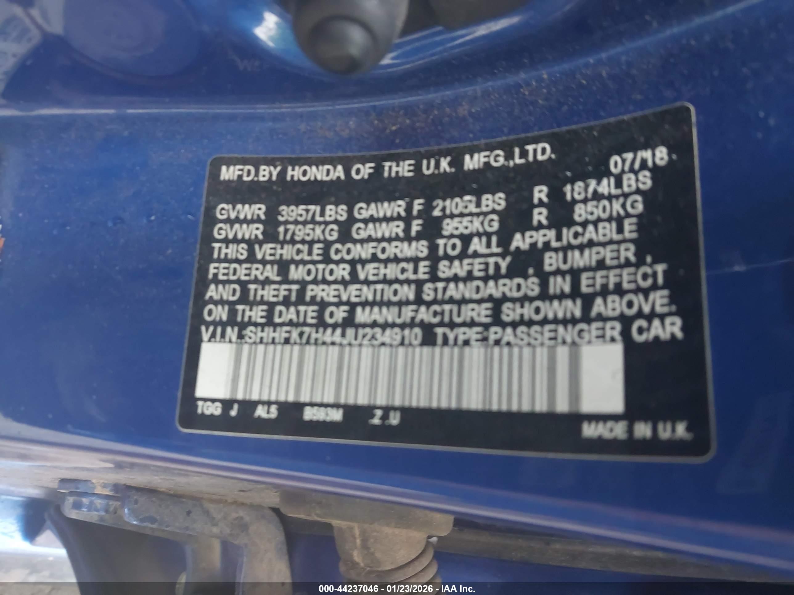 HONDA CIVIC image 9