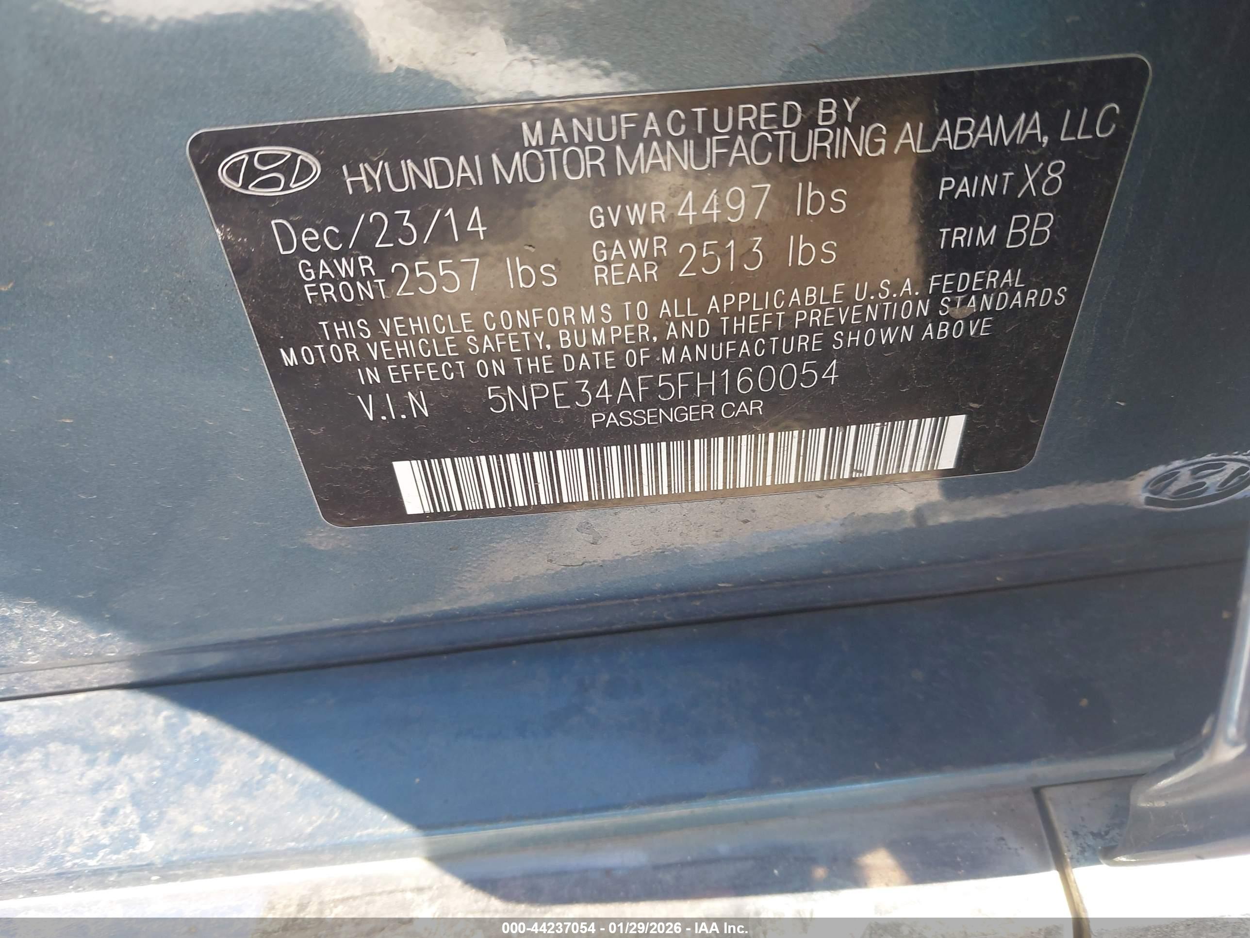 HYUNDAI SONATA image 9