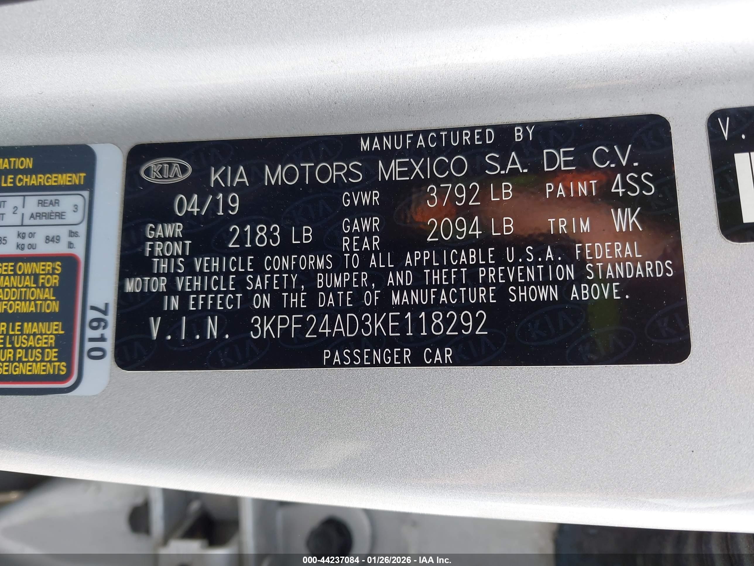 KIA FORTE image 9