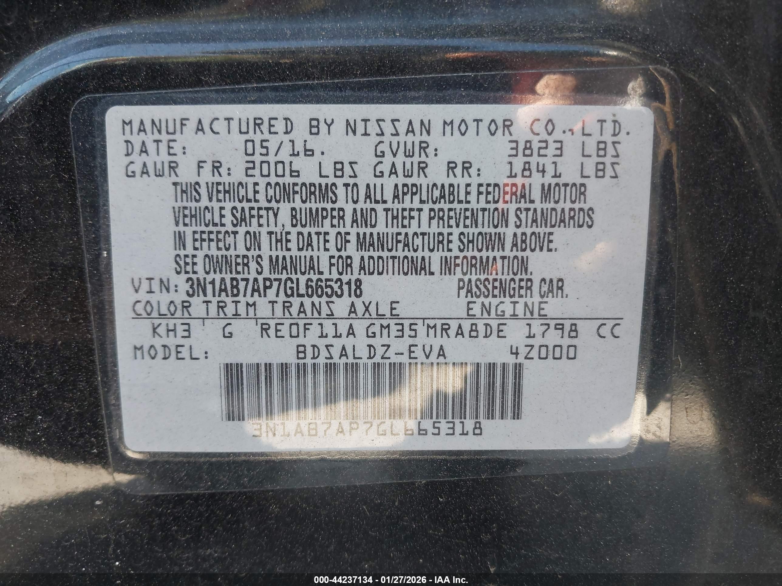 NISSAN SENTRA image 9