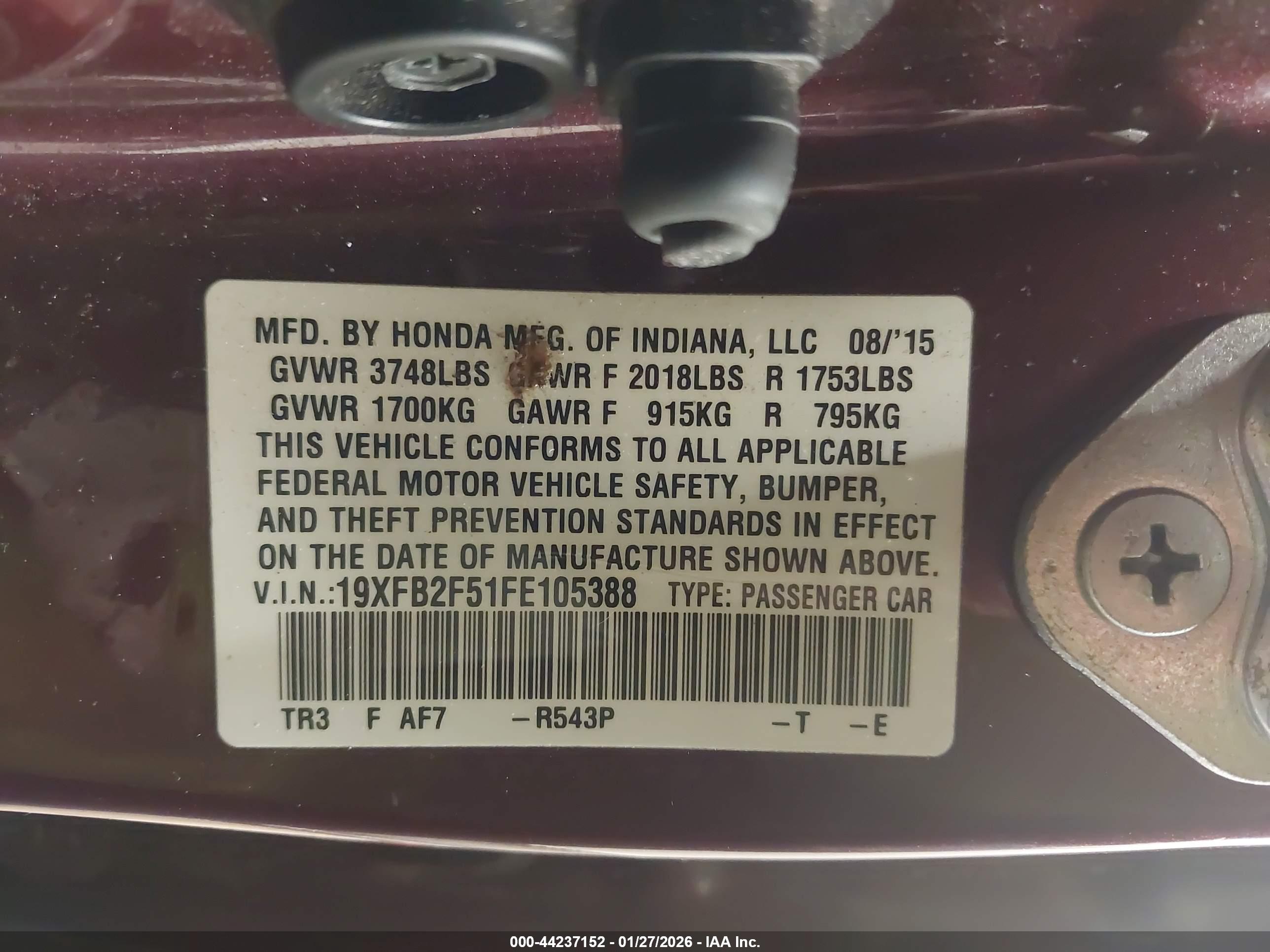 HONDA CIVIC image 9
