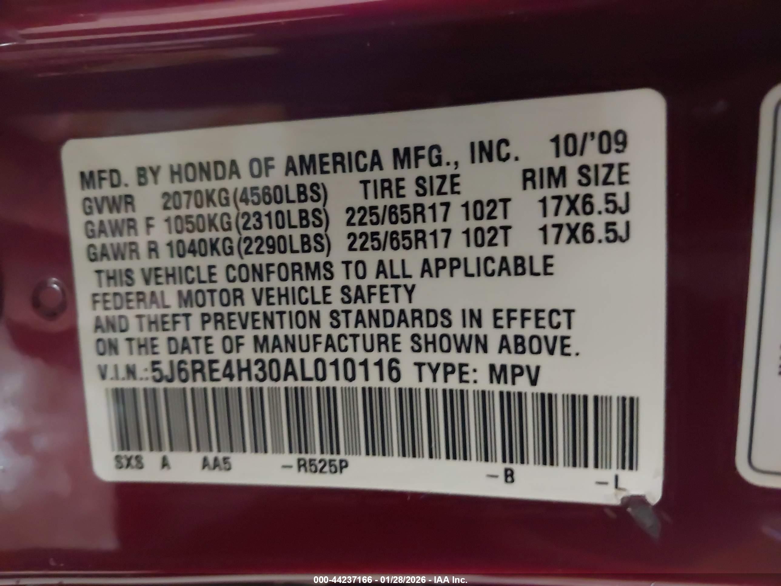 HONDA CR-V image 9
