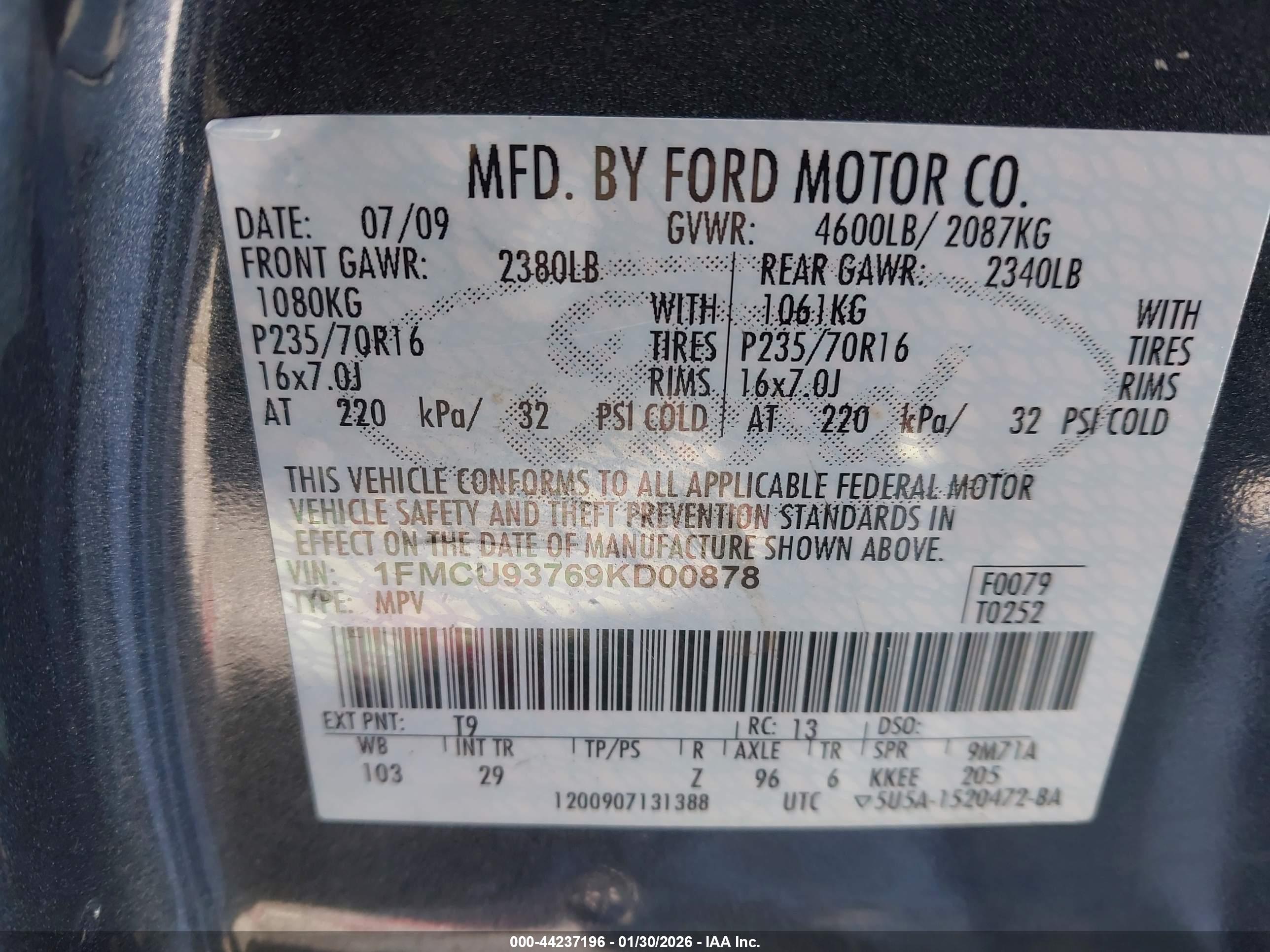 FORD ESCAPE image 9