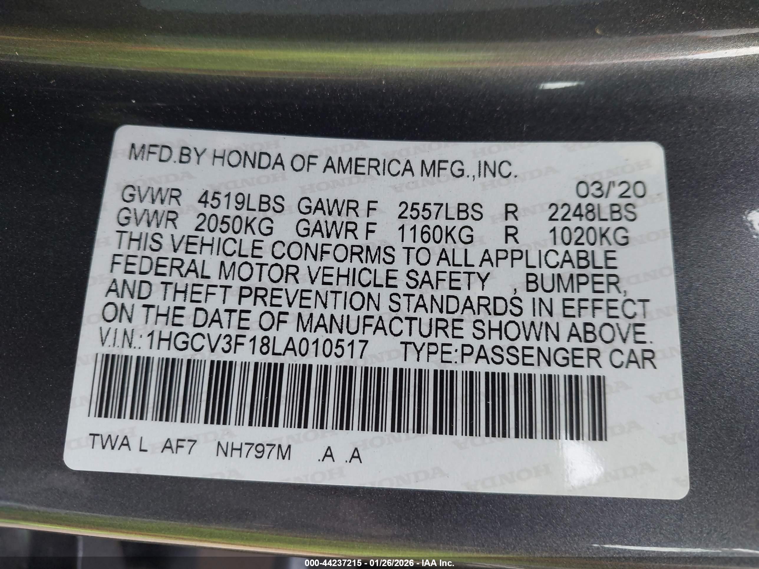 HONDA ACCORD image 9