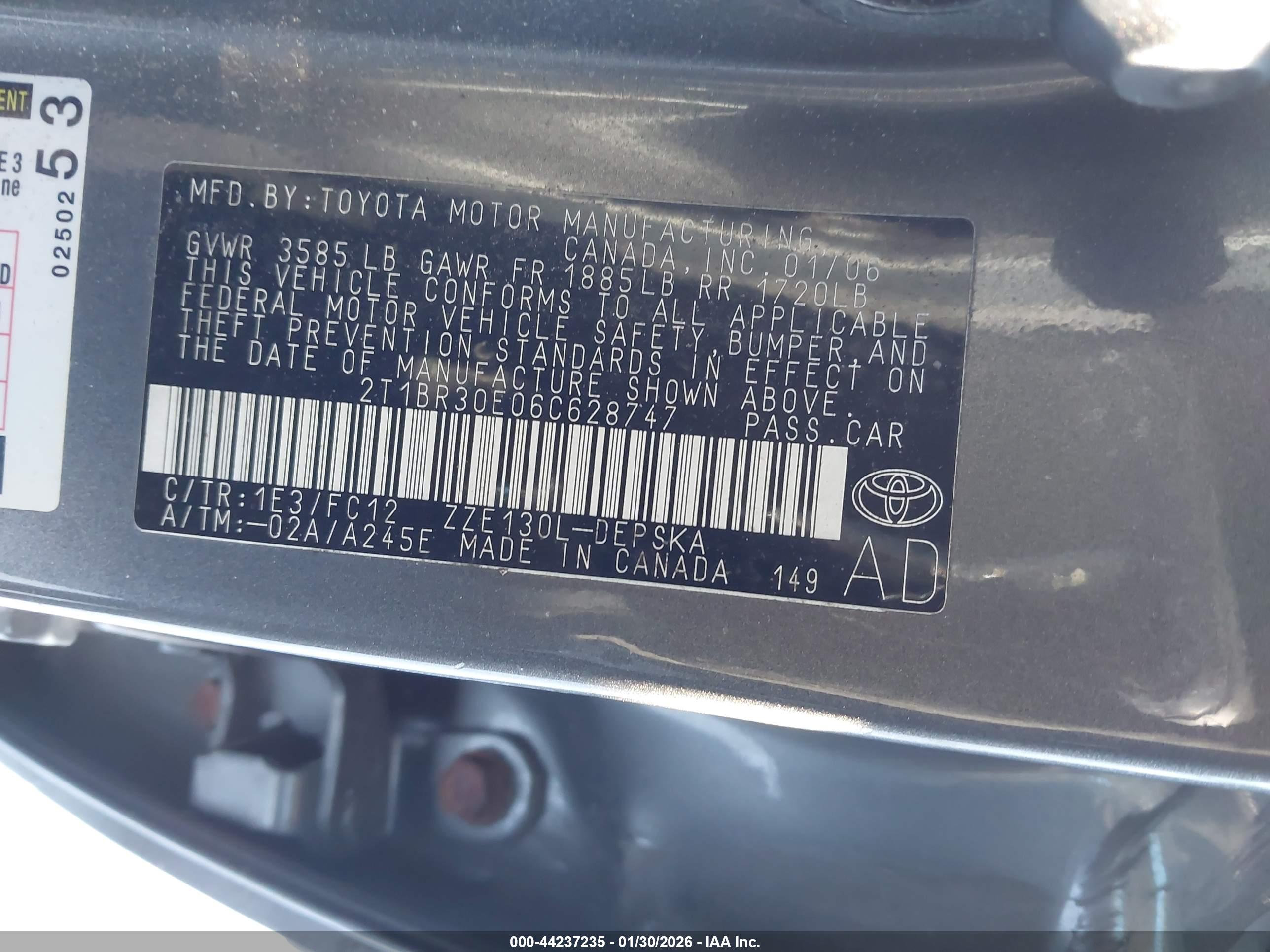 TOYOTA COROLLA image 9