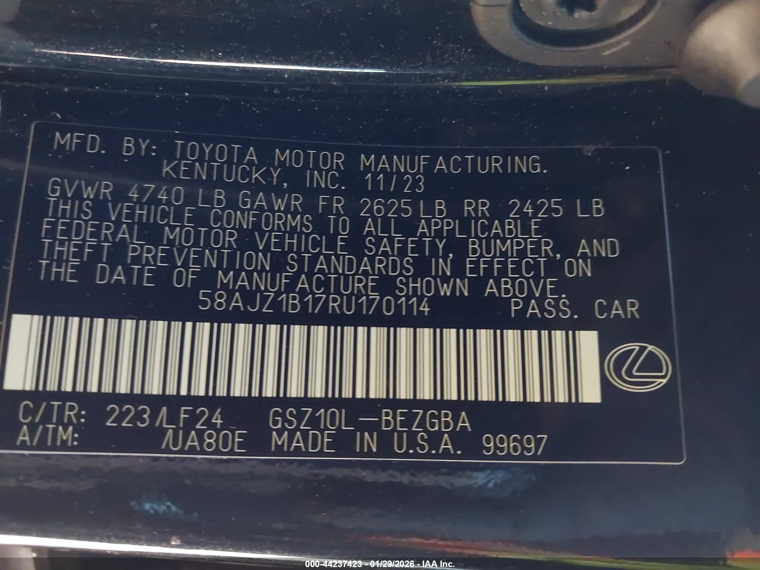 LEXUS ES image 9