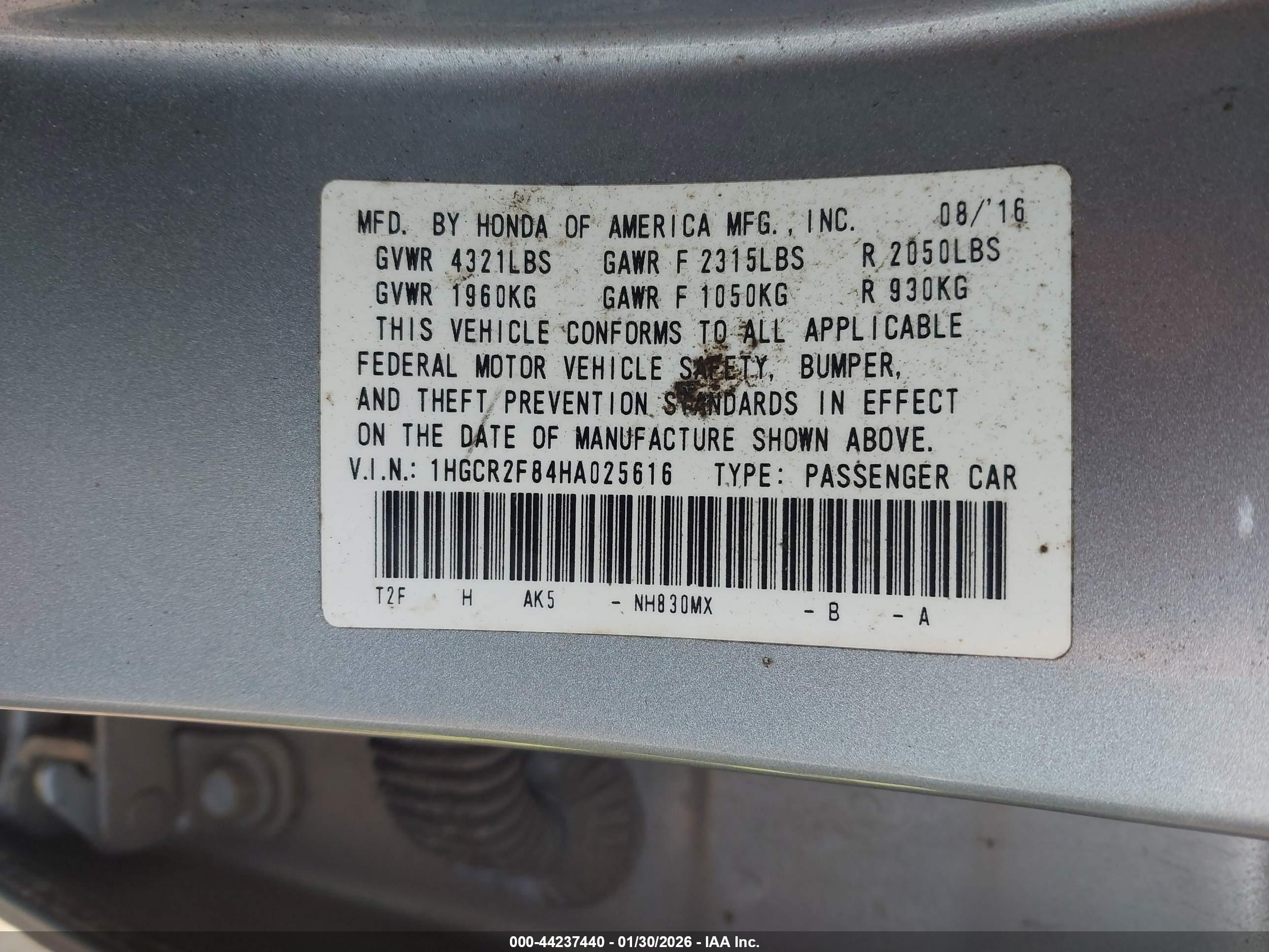 HONDA ACCORD image 9