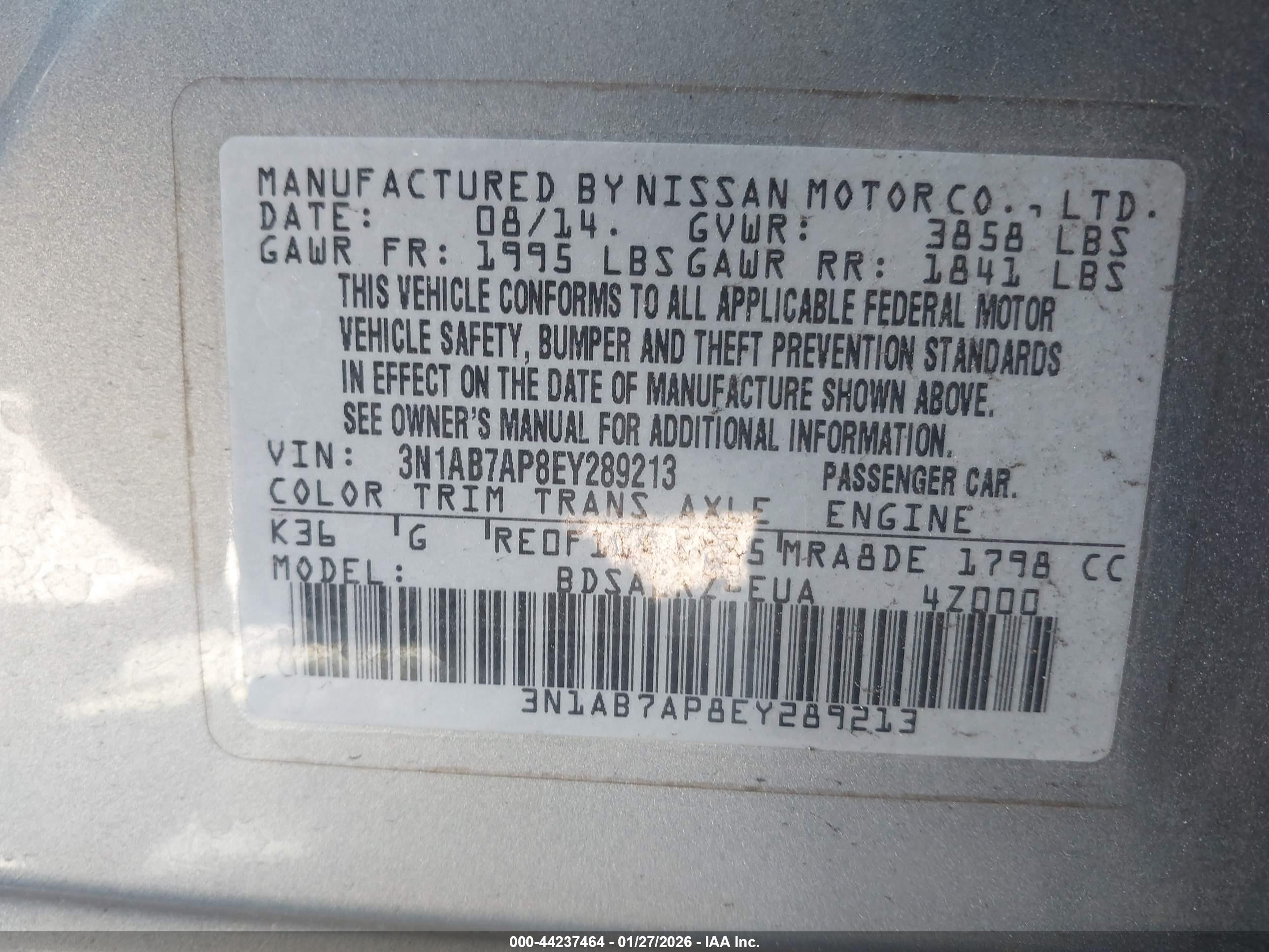 NISSAN SENTRA image 9