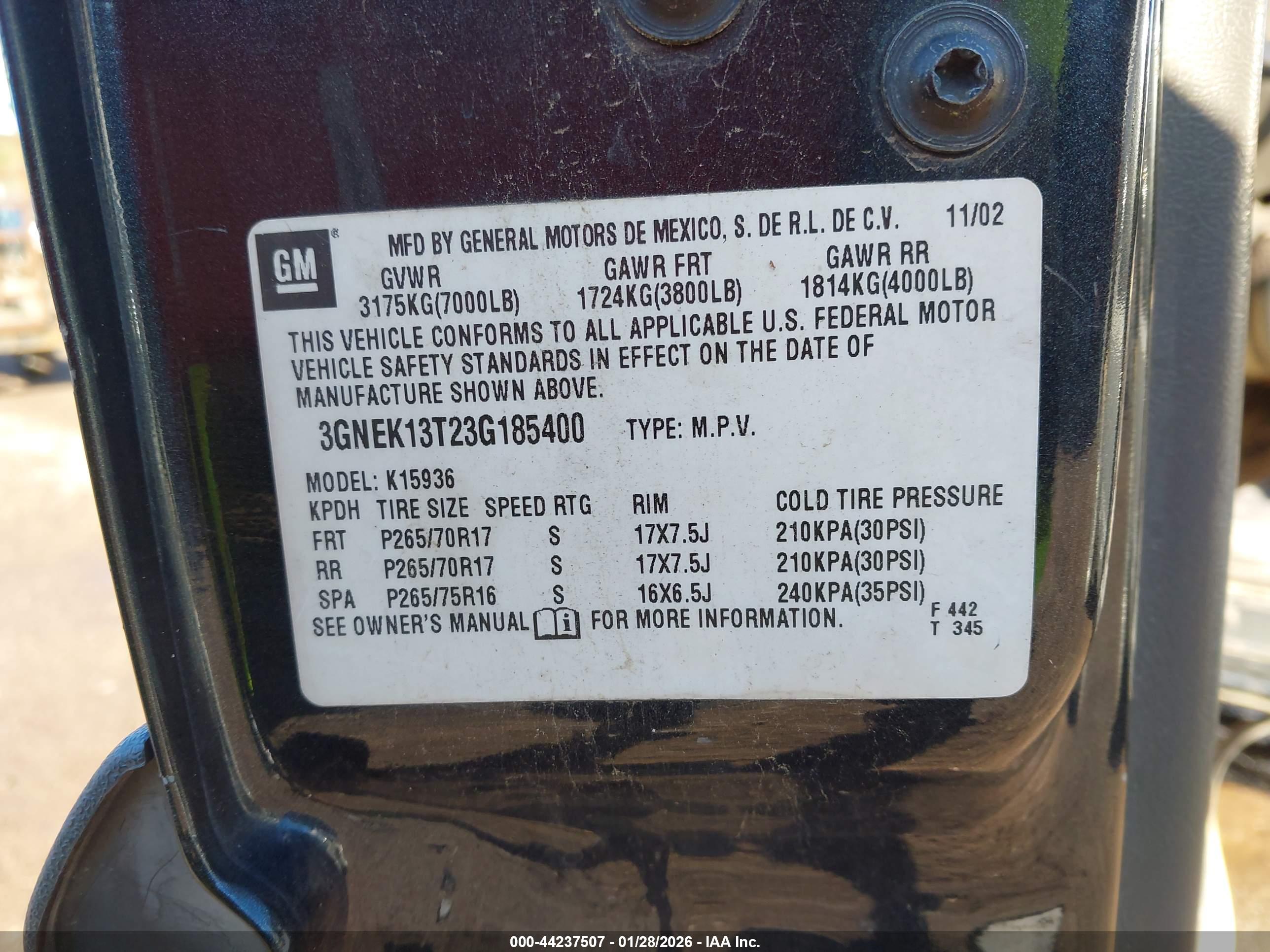 CHEVROLET AVALANCHE image 9