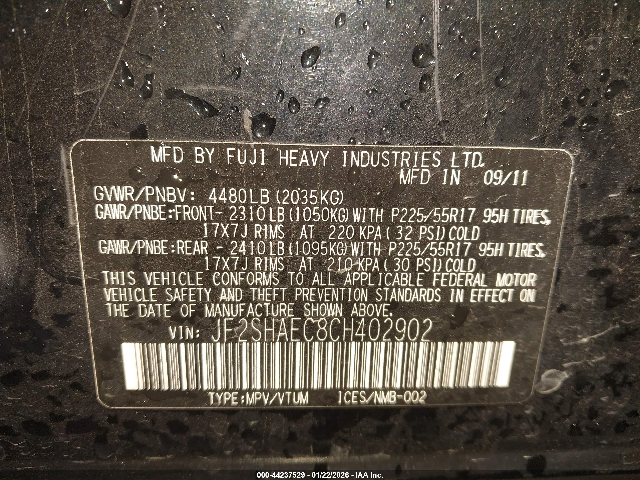 SUBARU FORESTER image 9