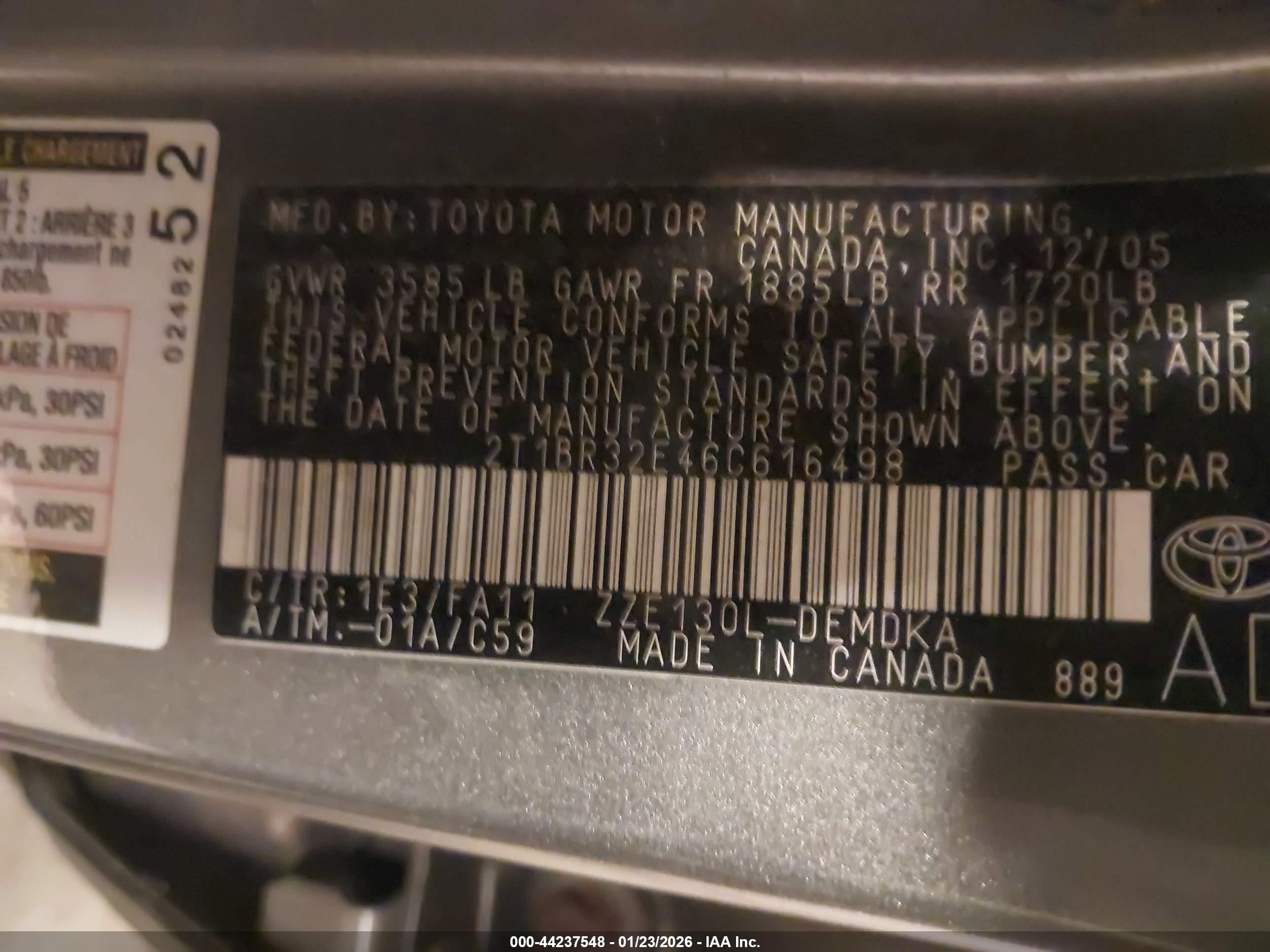 TOYOTA COROLLA image 9