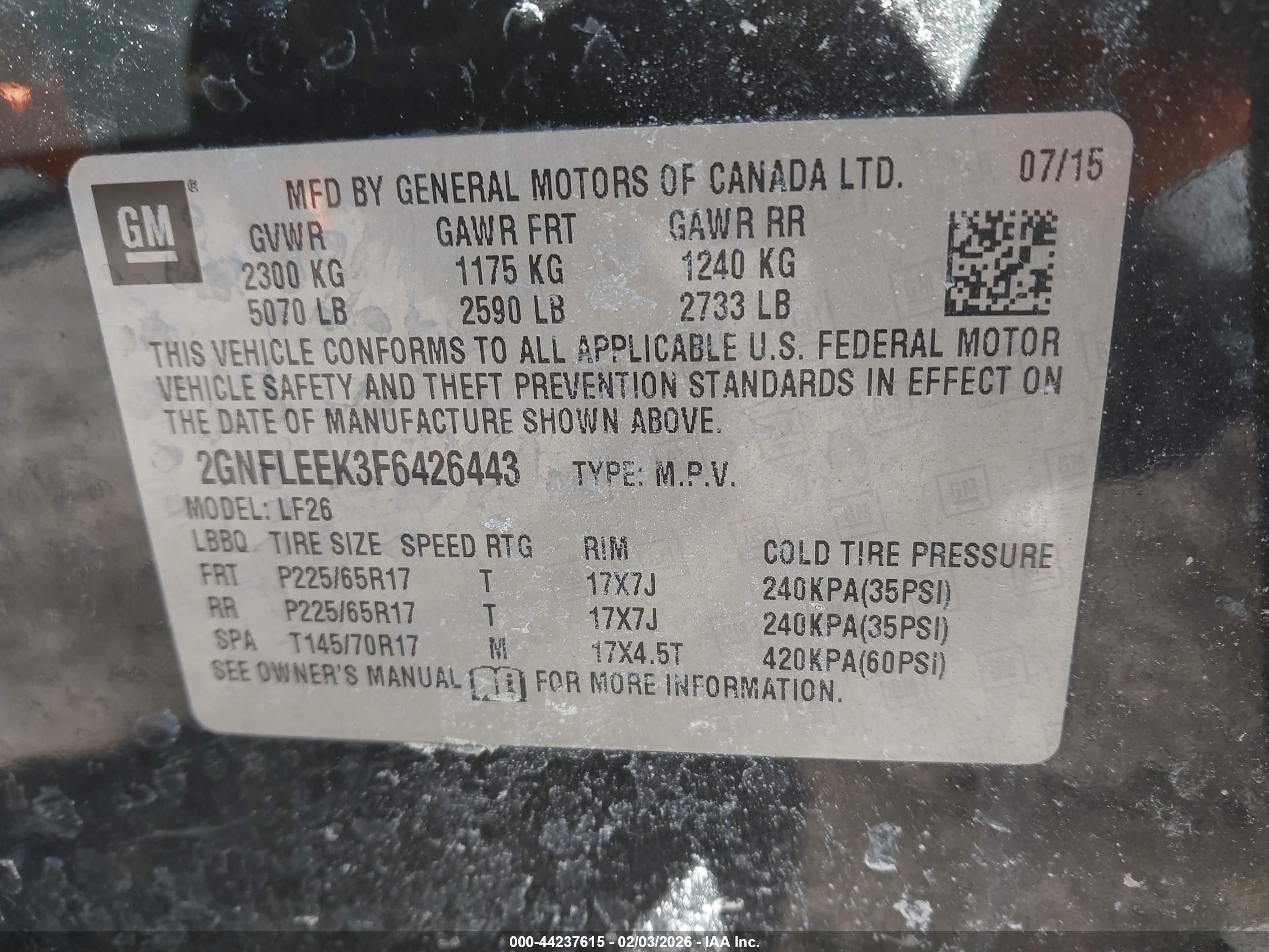 CHEVROLET EQUINOX image 9
