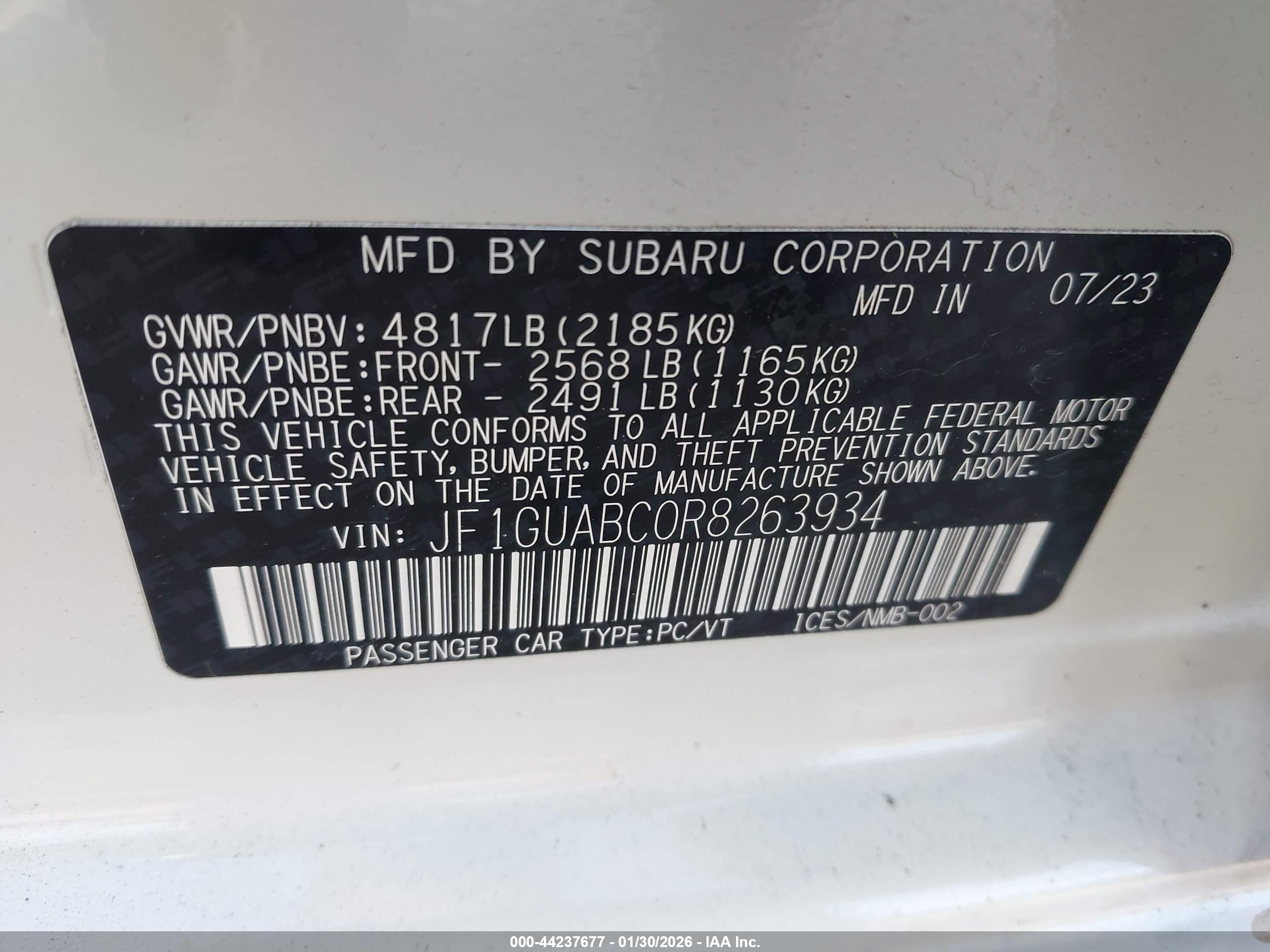 SUBARU IMPREZA image 9