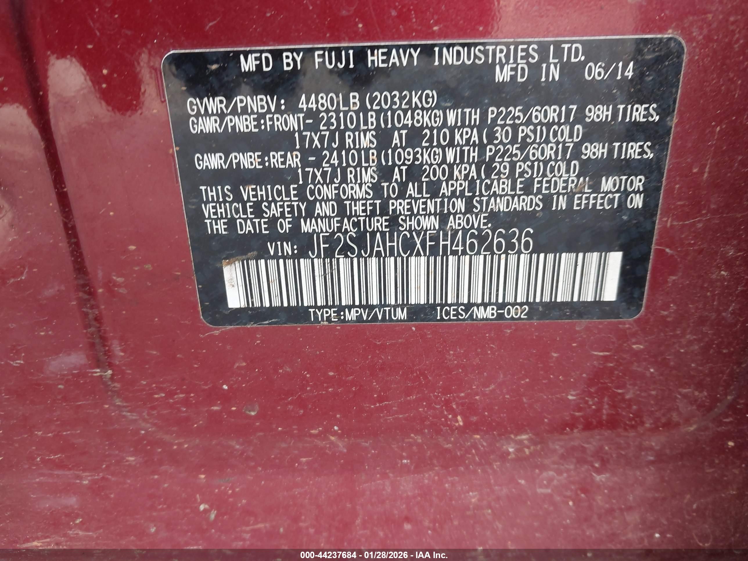 SUBARU FORESTER image 9