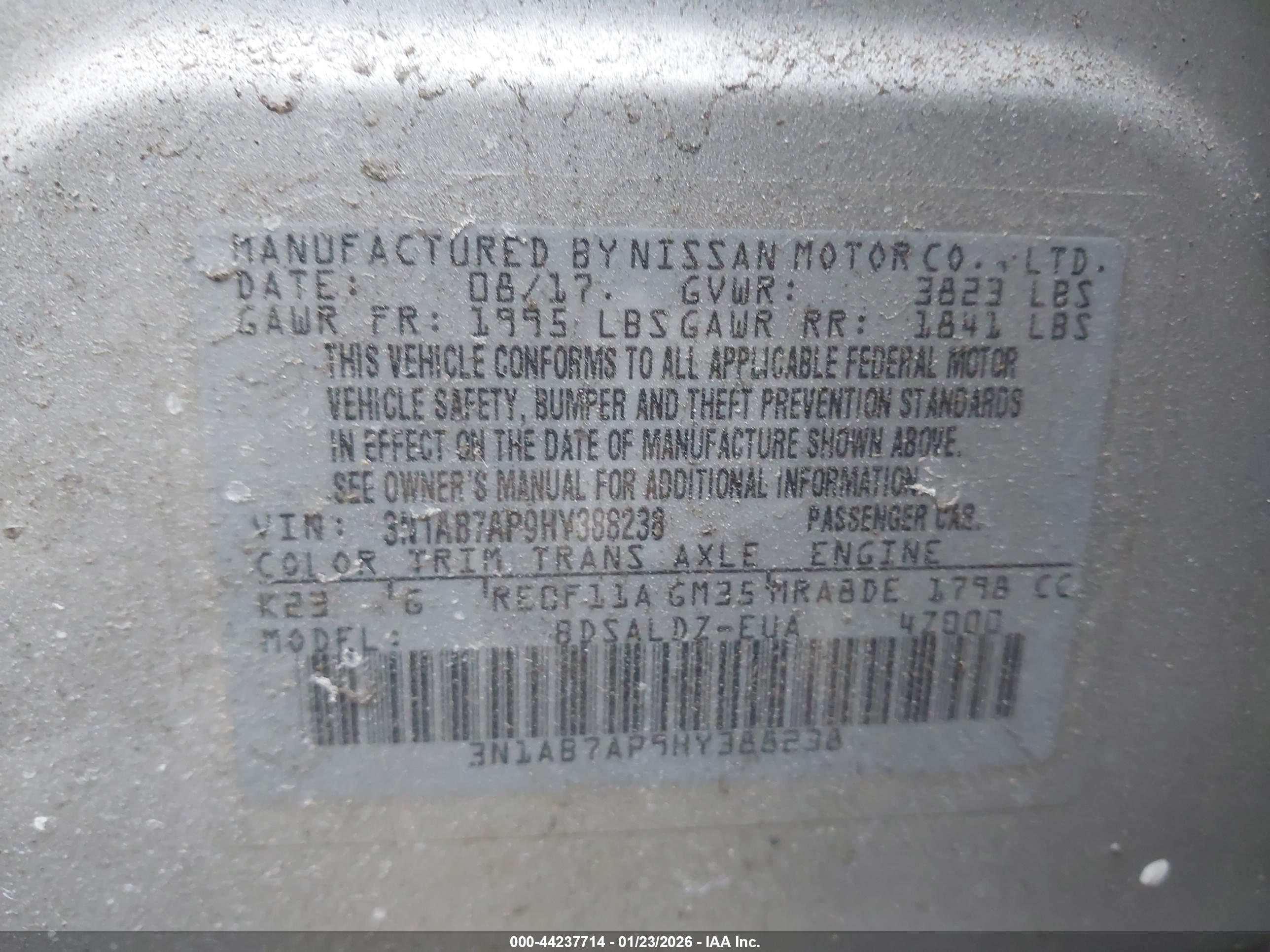 NISSAN SENTRA image 9