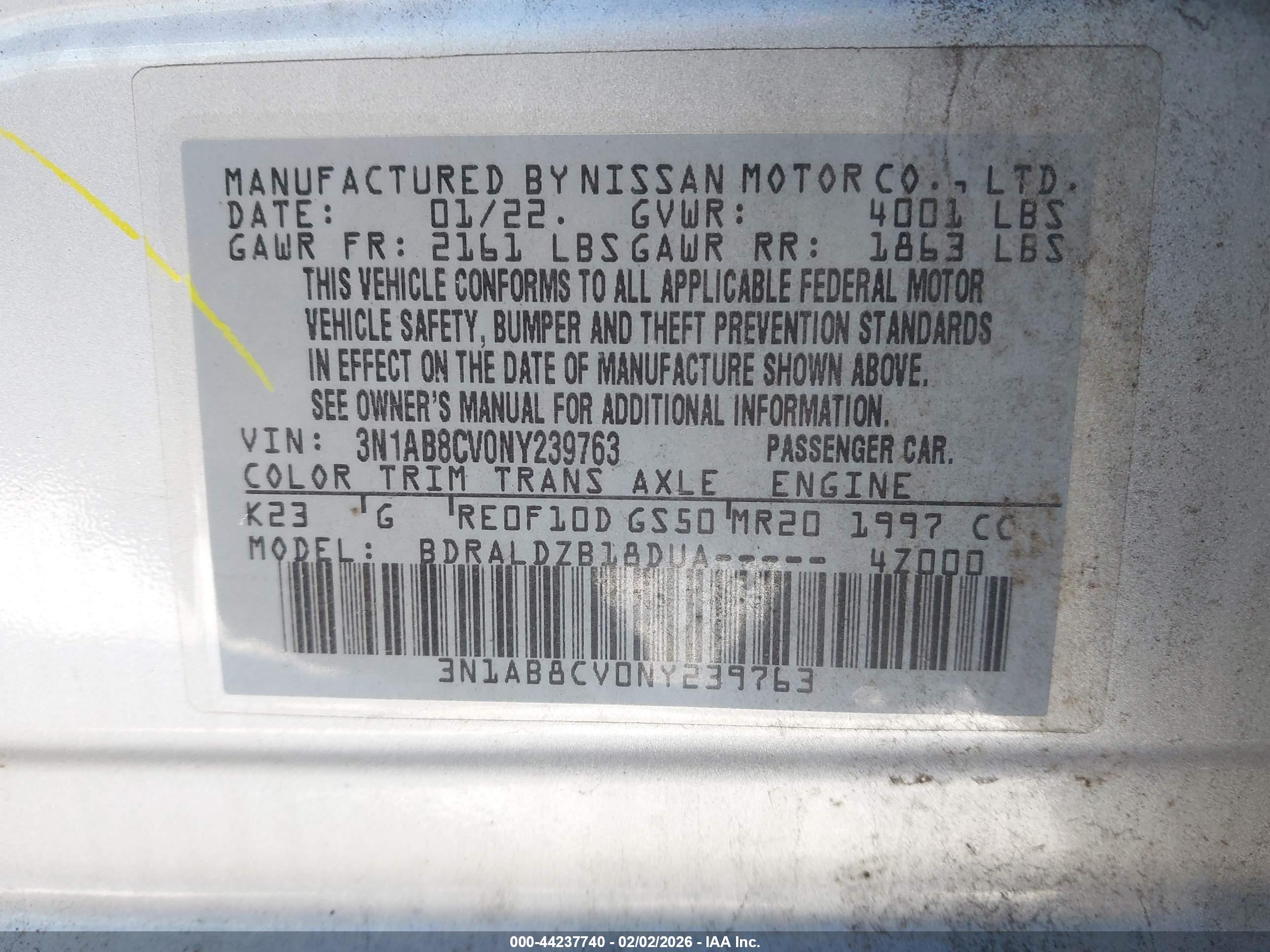 NISSAN SENTRA image 9