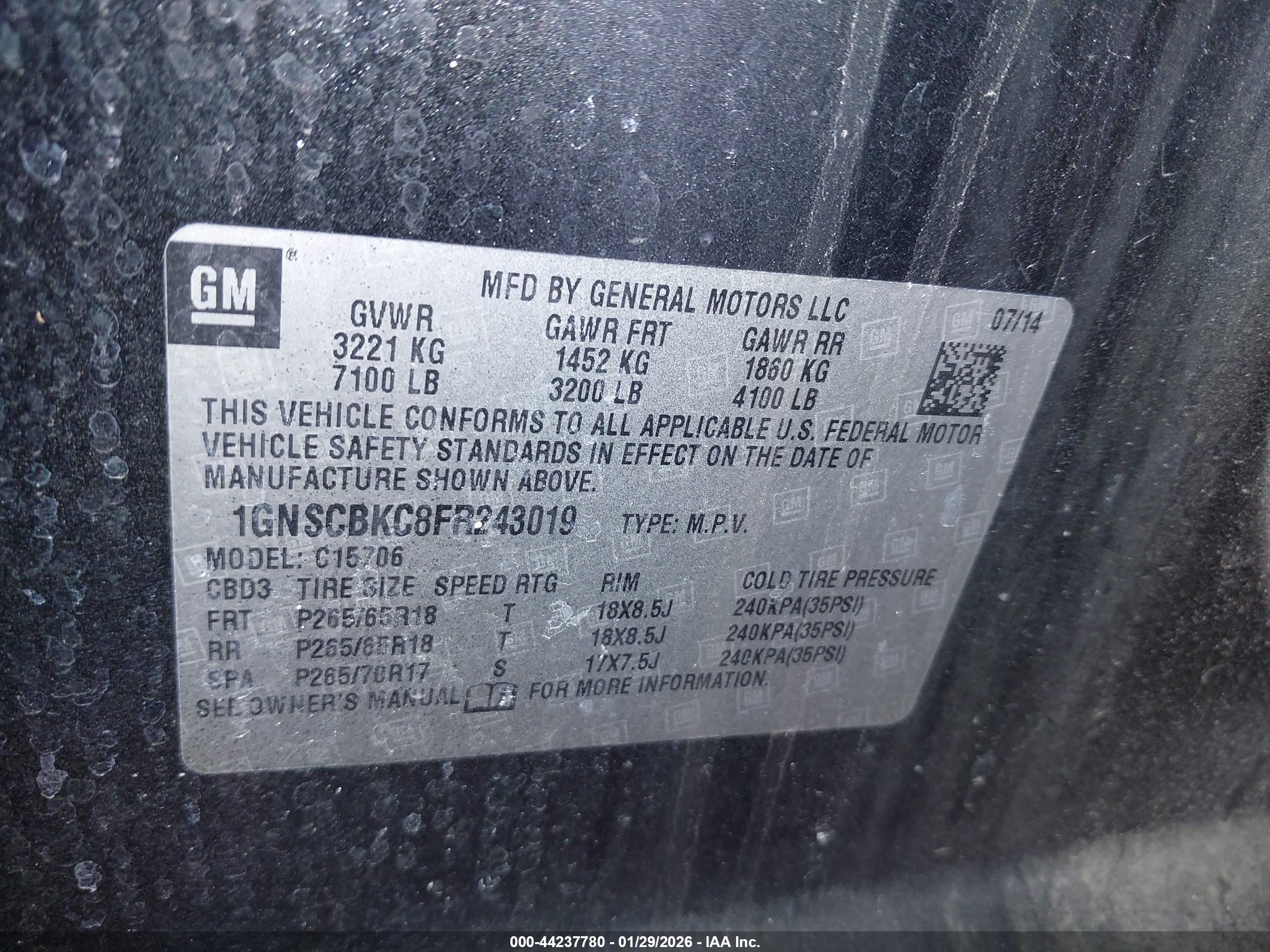 CHEVROLET TAHOE image 9