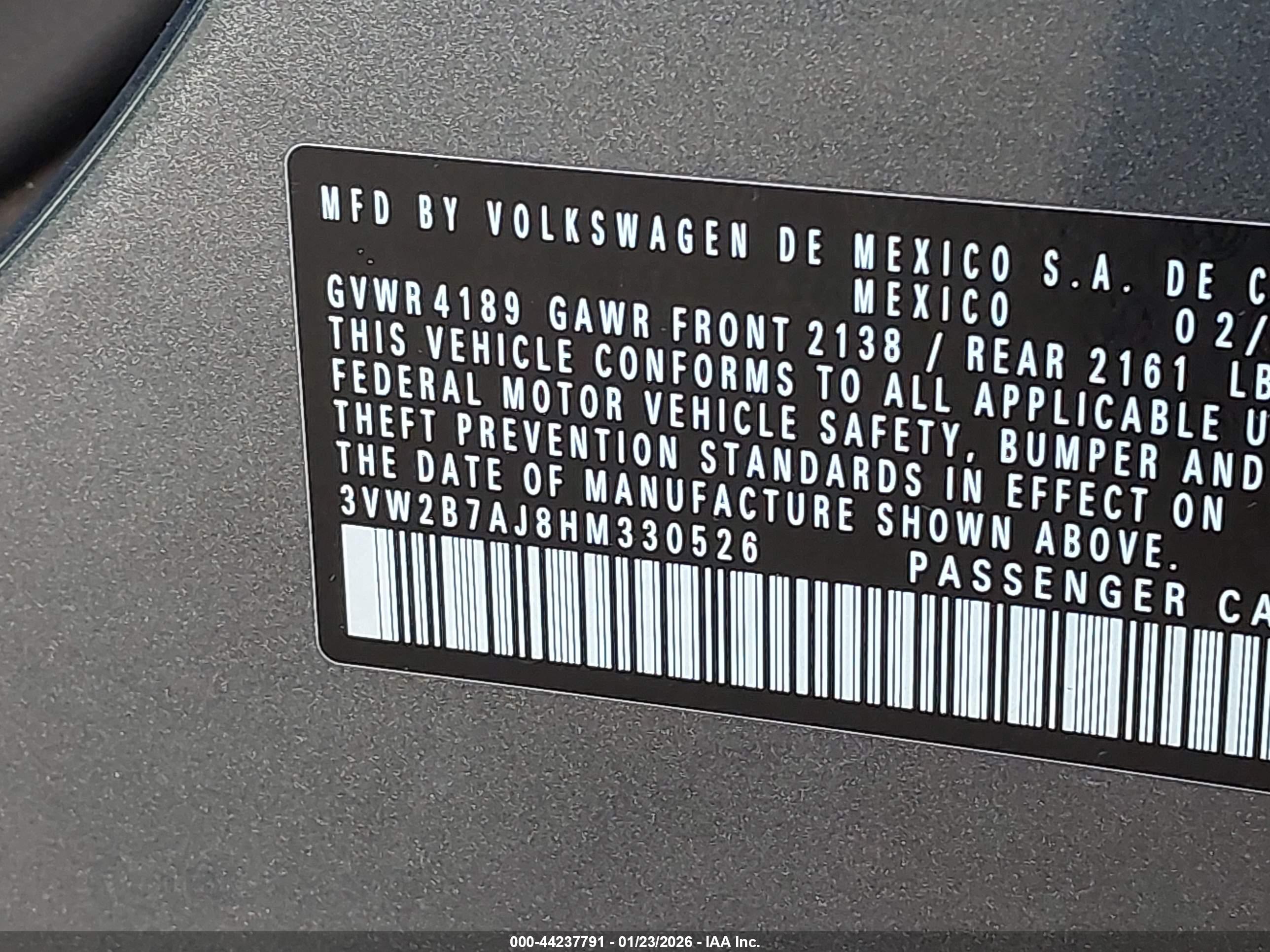 VOLKSWAGEN JETTA image 9