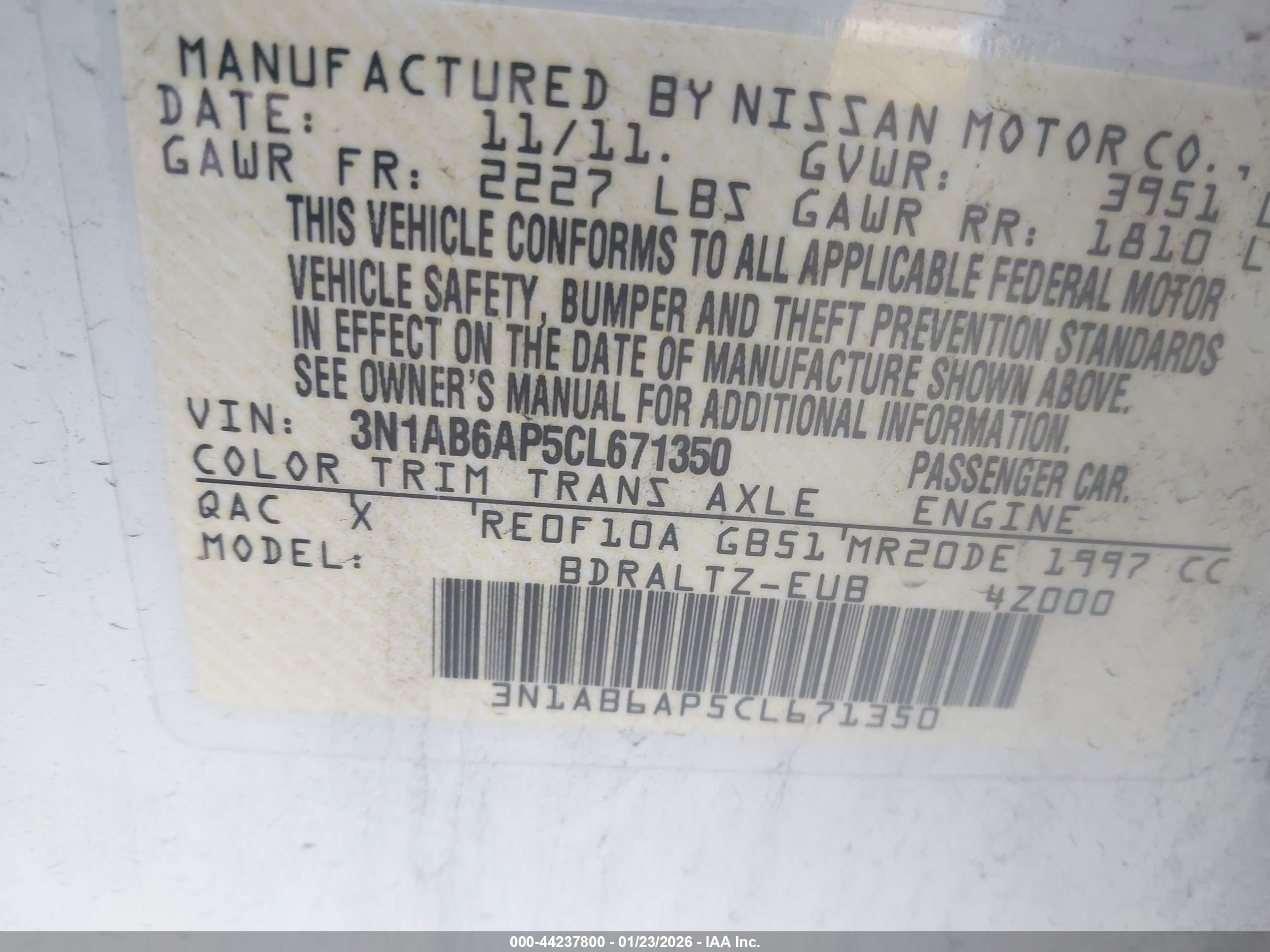 NISSAN SENTRA image 9