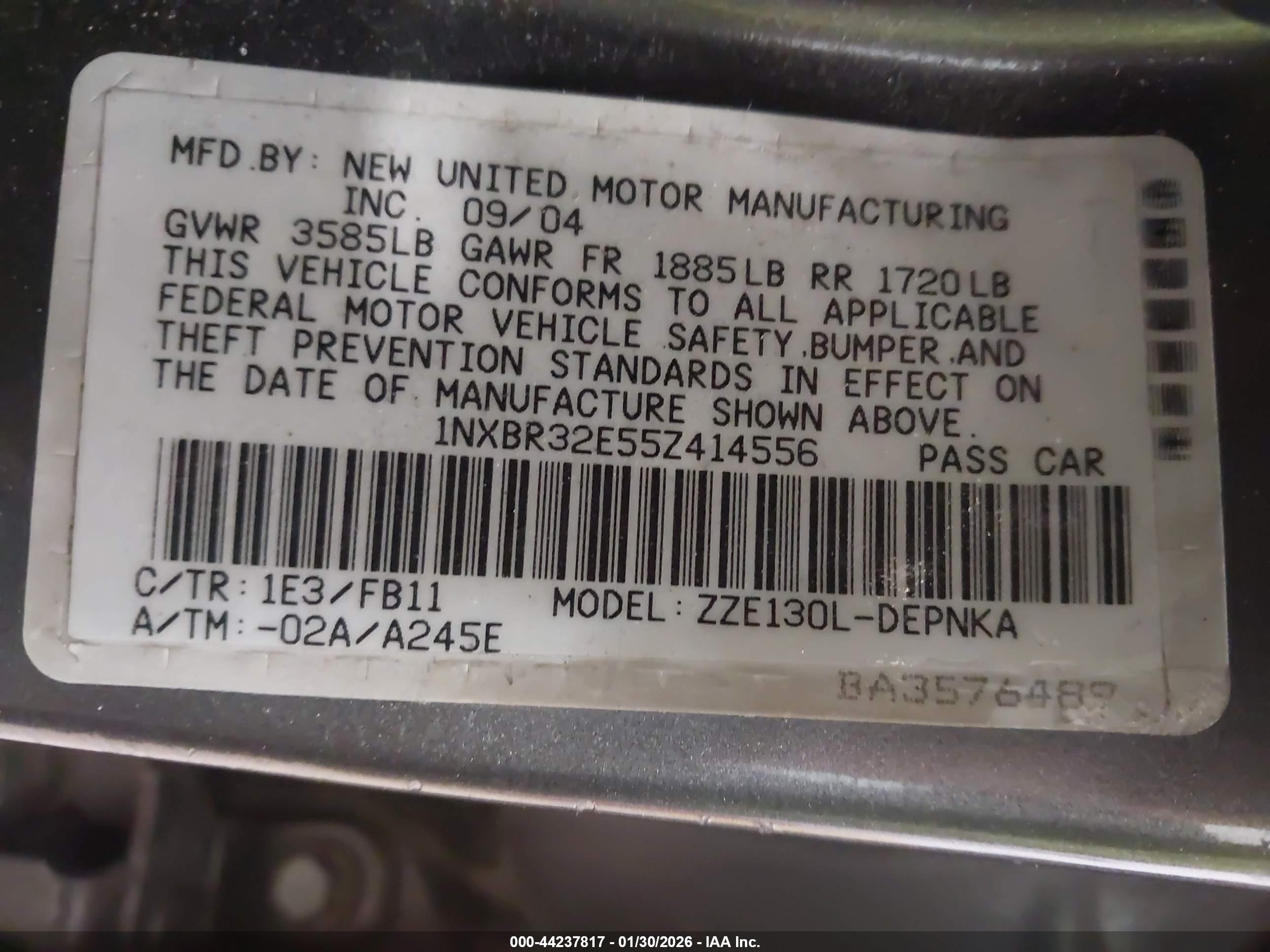 TOYOTA COROLLA image 9
