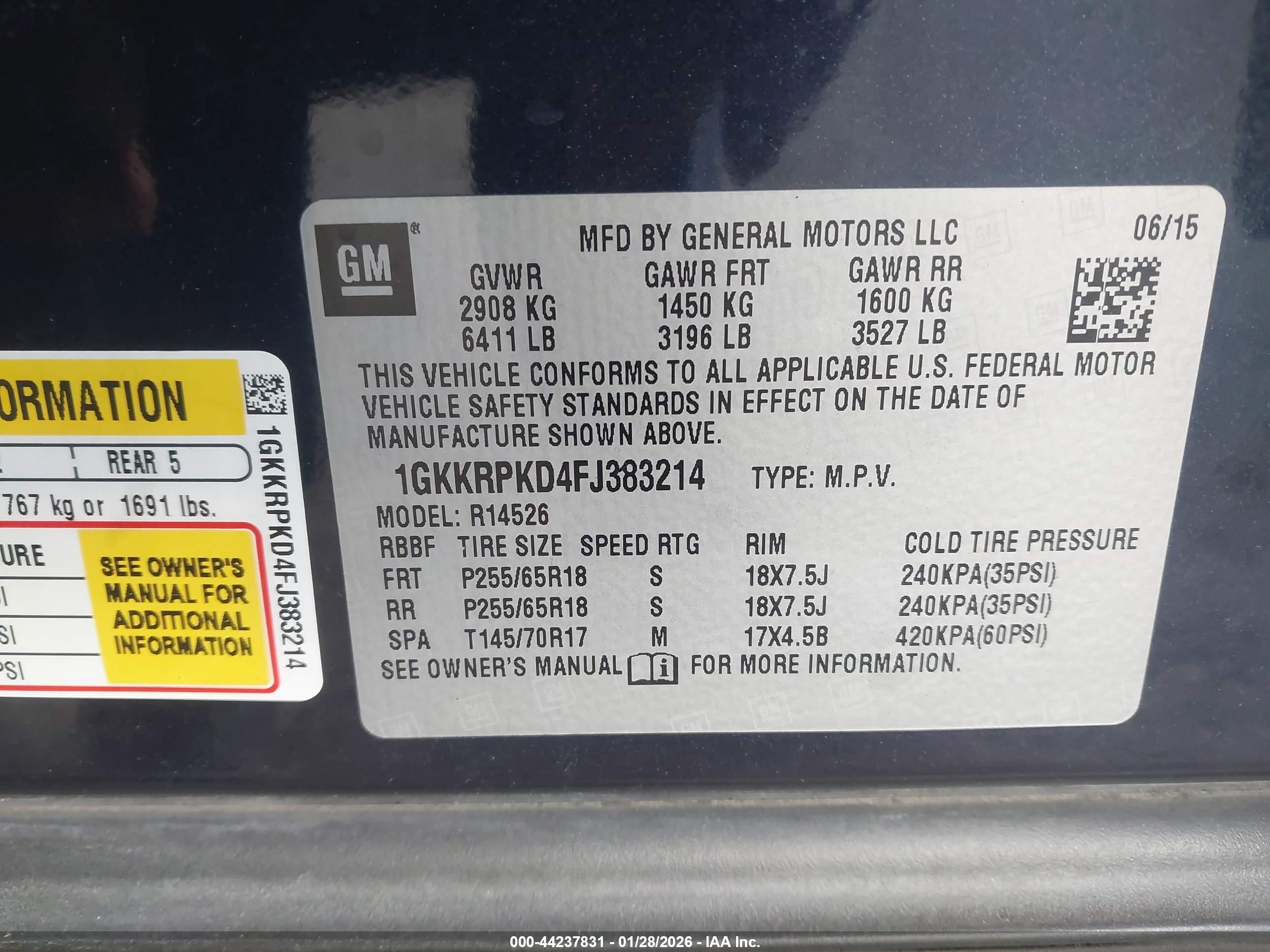 GMC ACADIA image 9