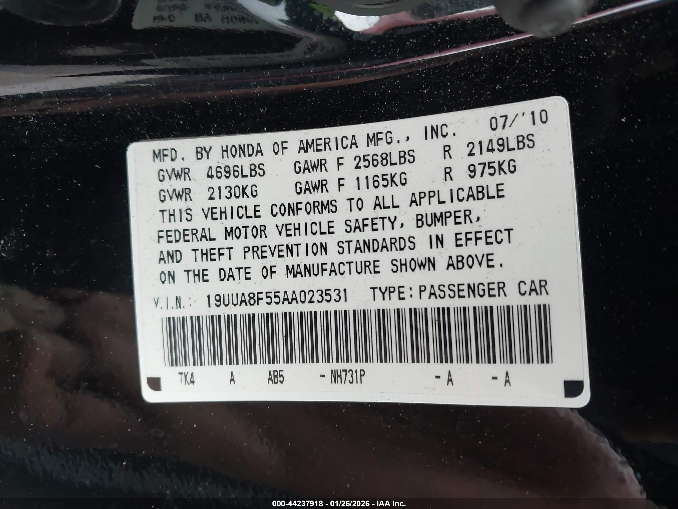 ACURA TL image 9