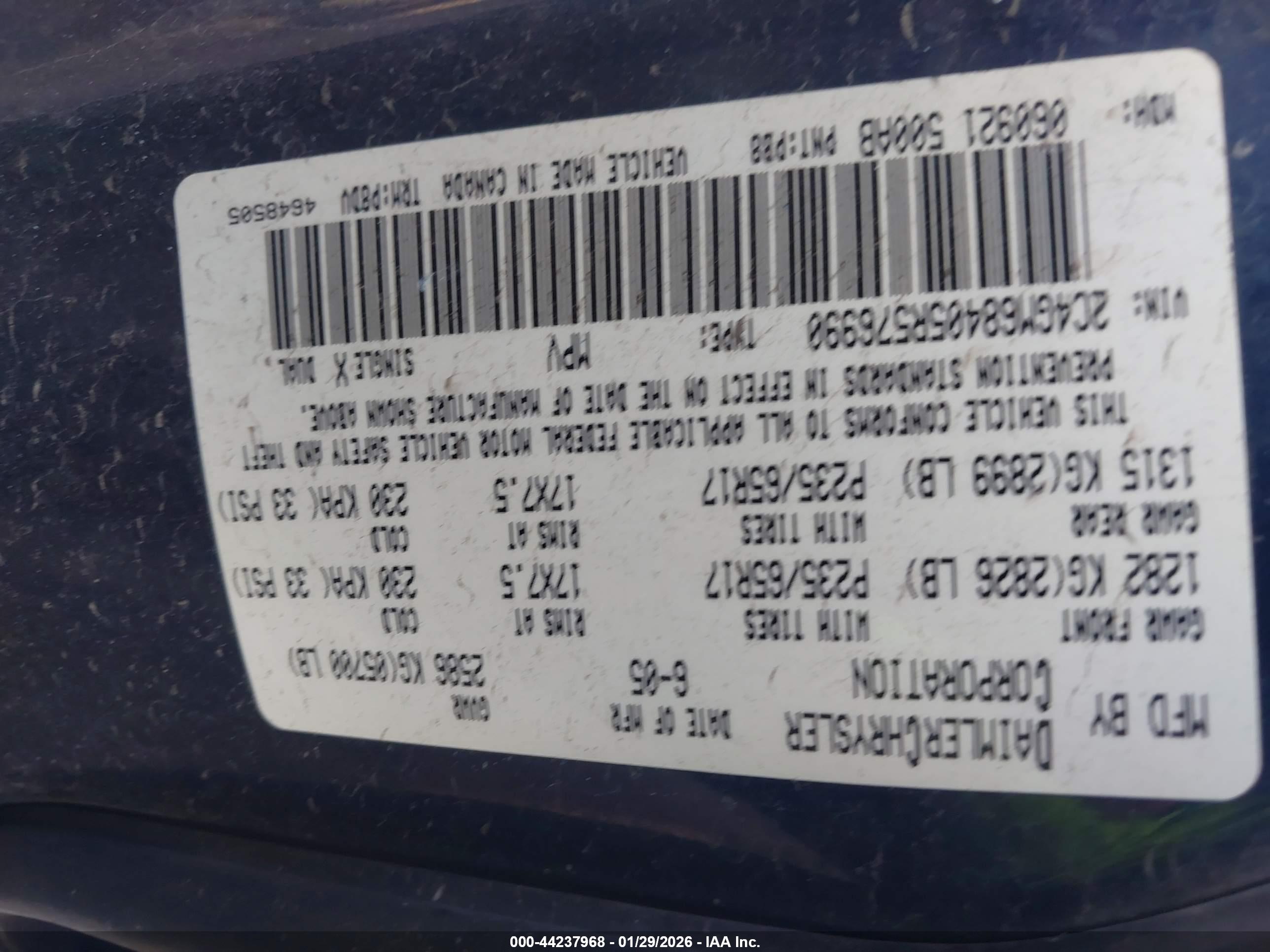 CHRYSLER PACIFICA image 9