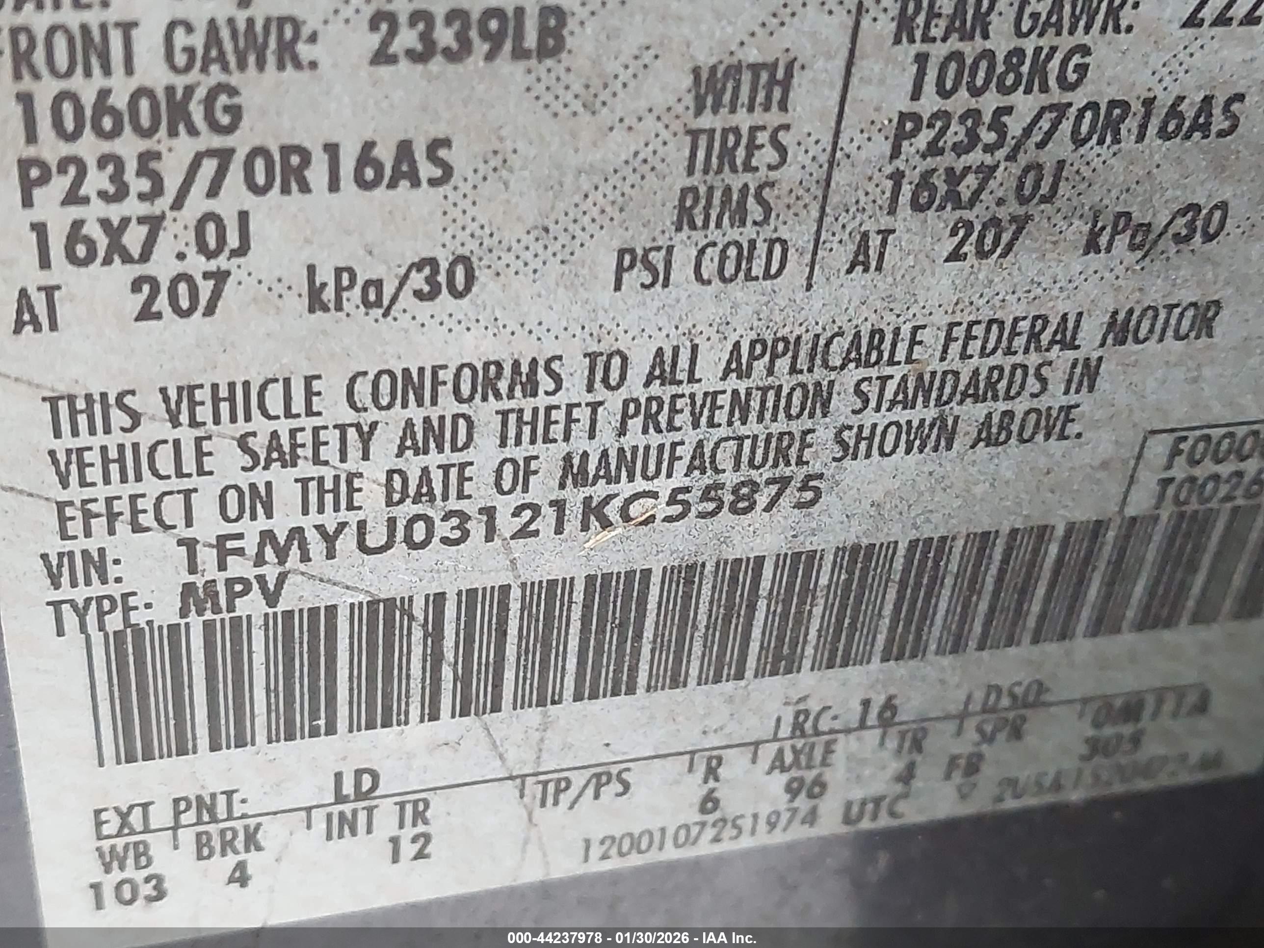 FORD ESCAPE image 9