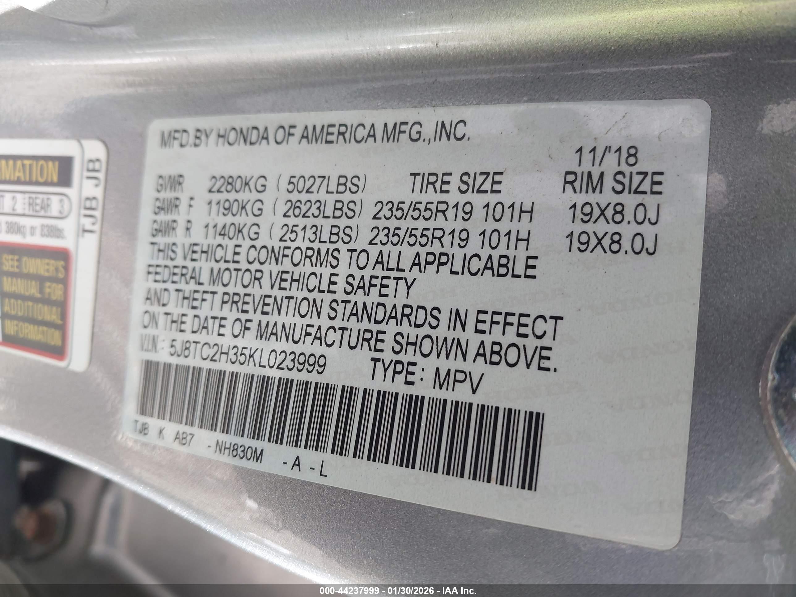 ACURA RDX image 9