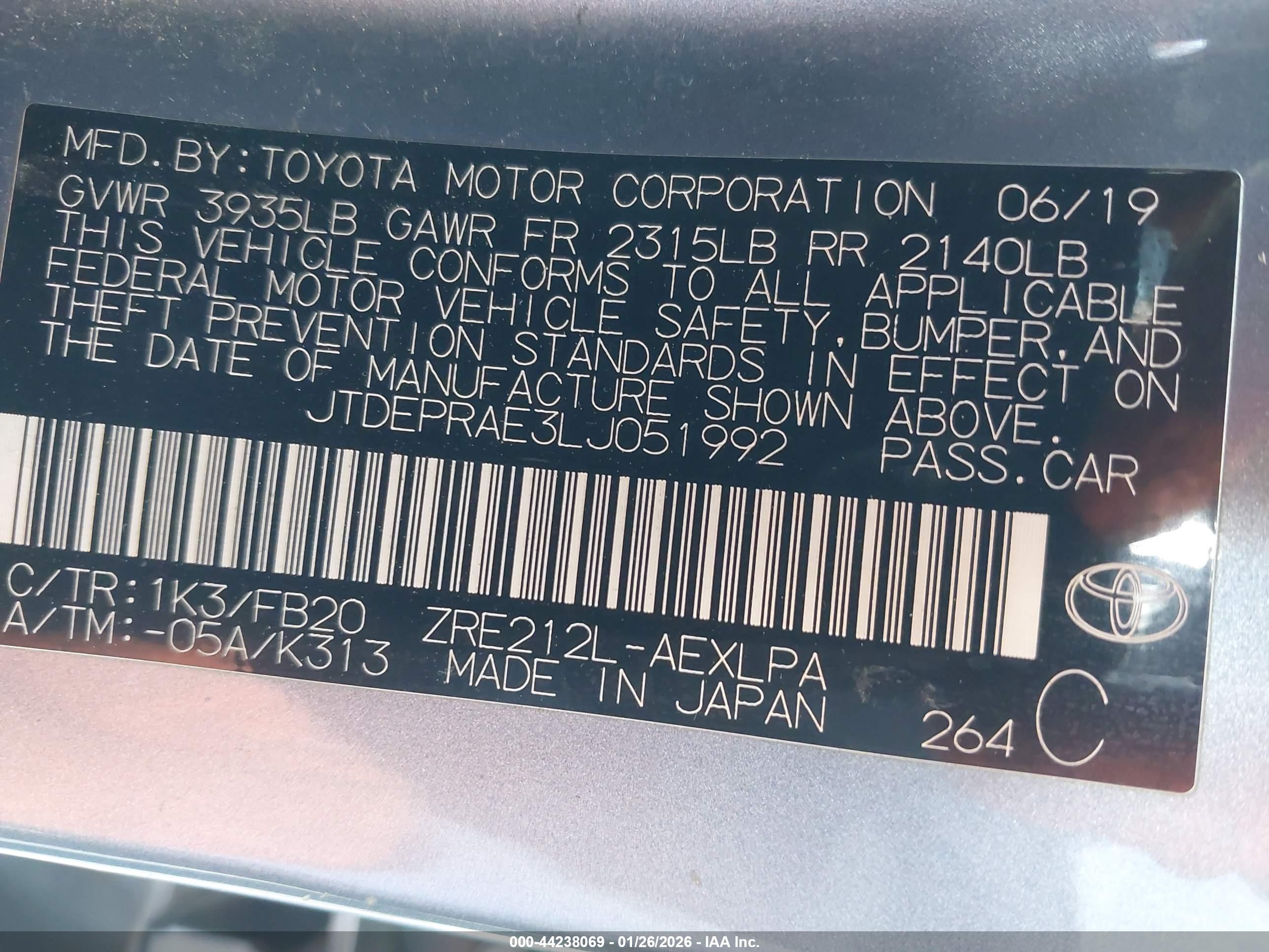 TOYOTA COROLLA image 9