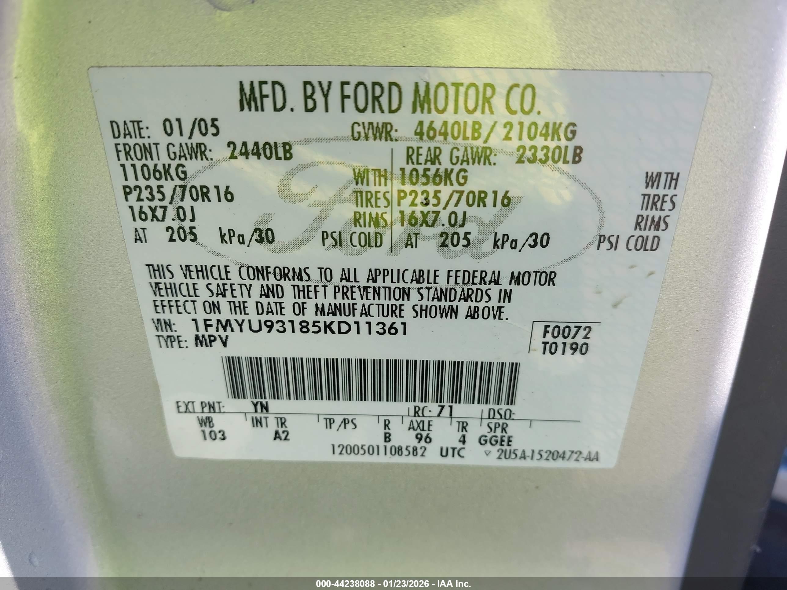 FORD ESCAPE image 9