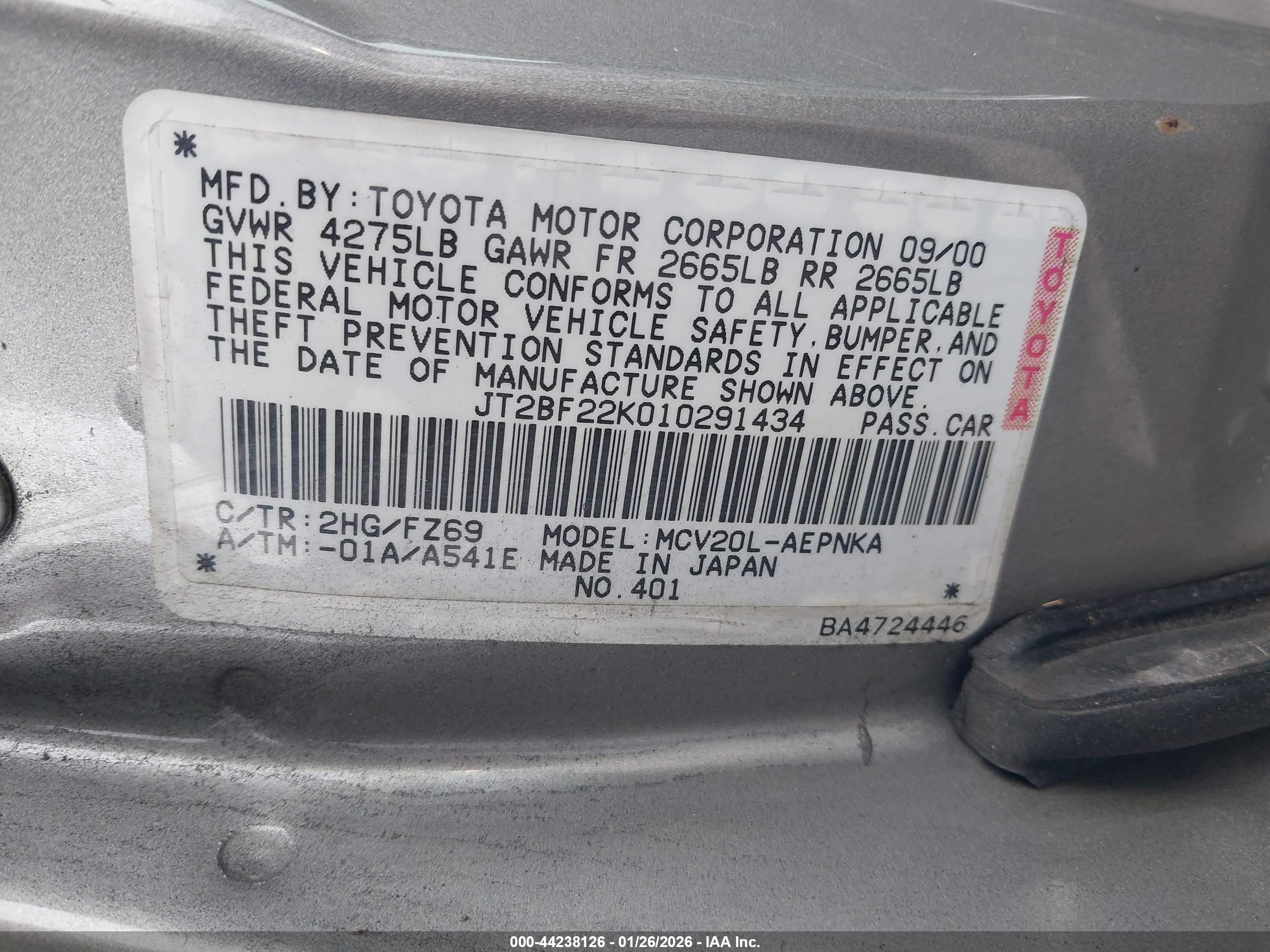 TOYOTA CAMRY image 9