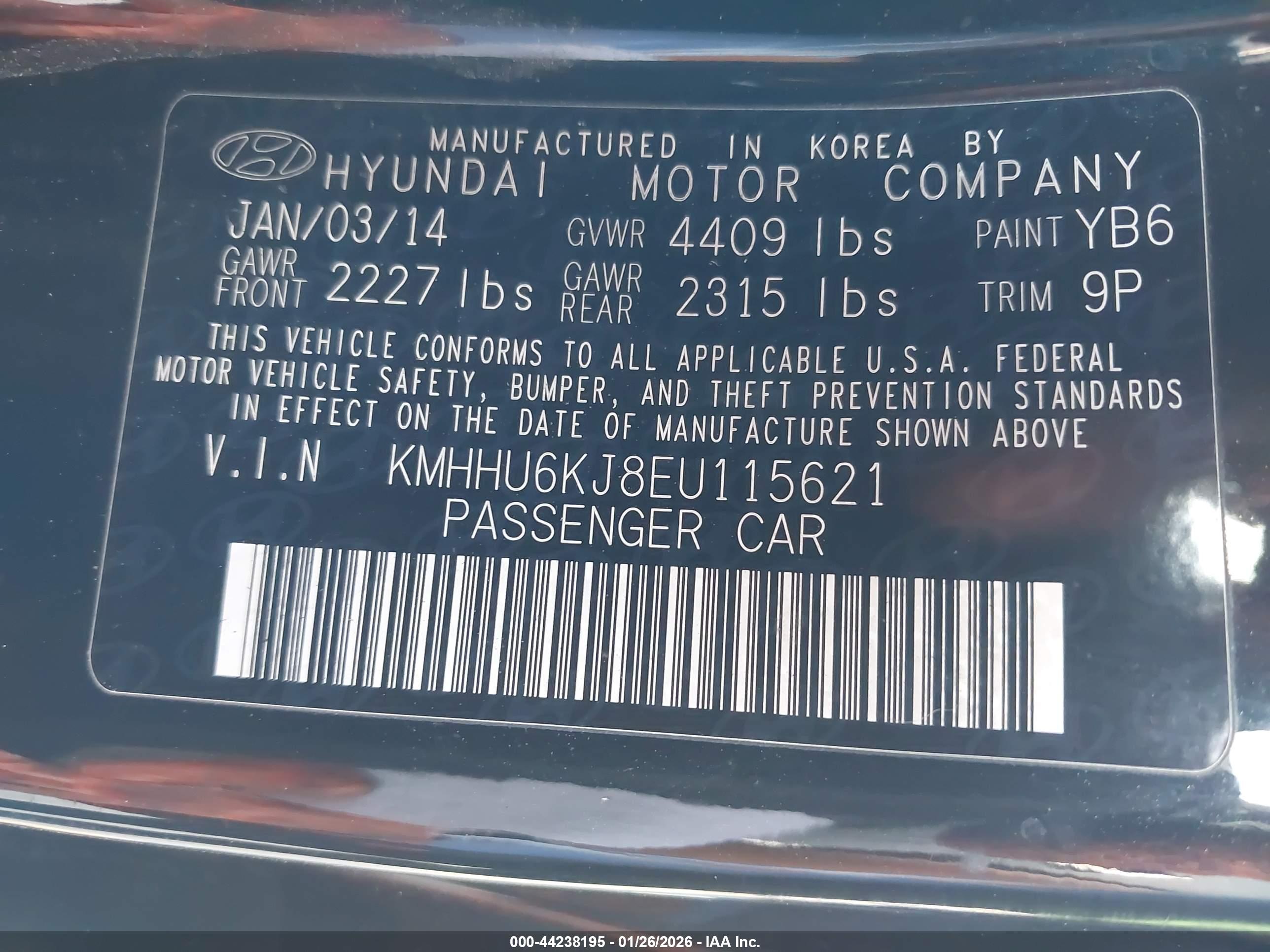 HYUNDAI GENESIS image 9