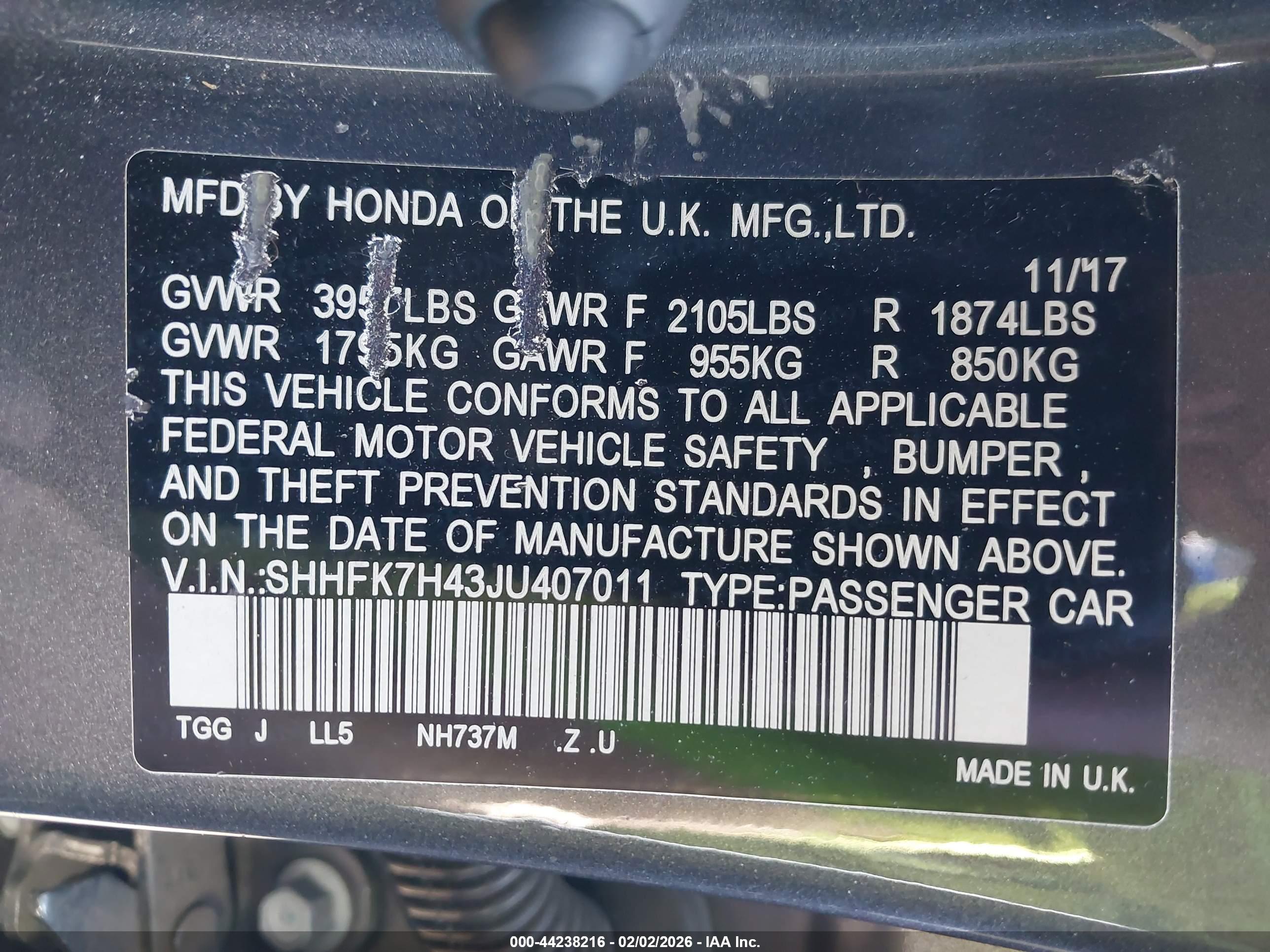 HONDA CIVIC image 9